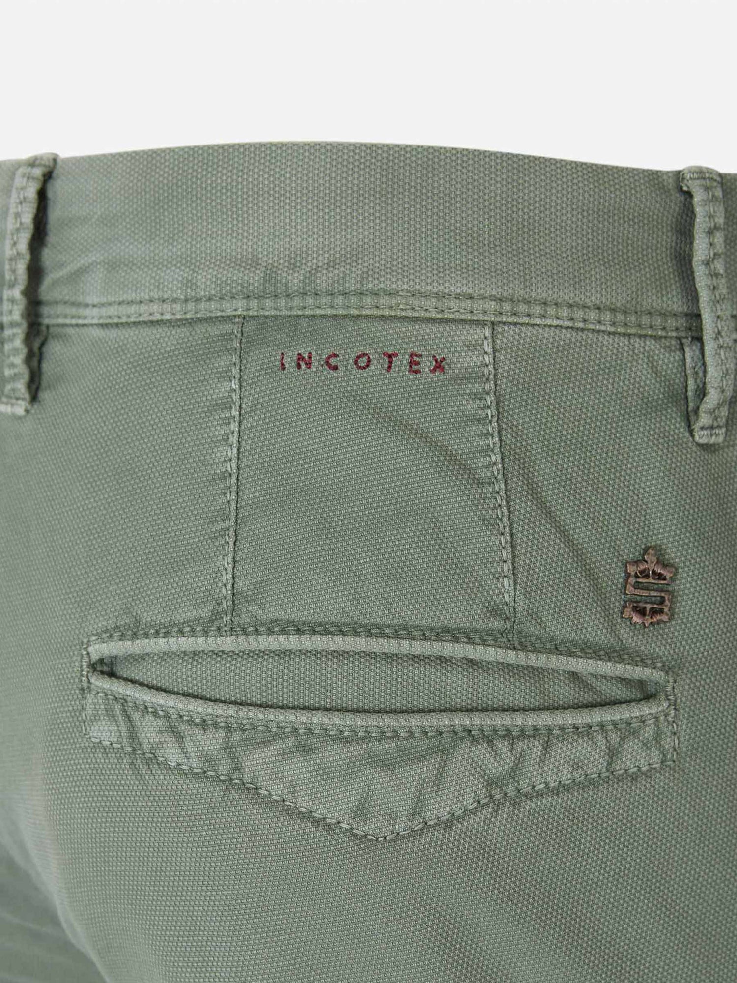 Incotex Slacks Pantalones Chinos Slim color Arena sku 521-002196 04 - Foto 8