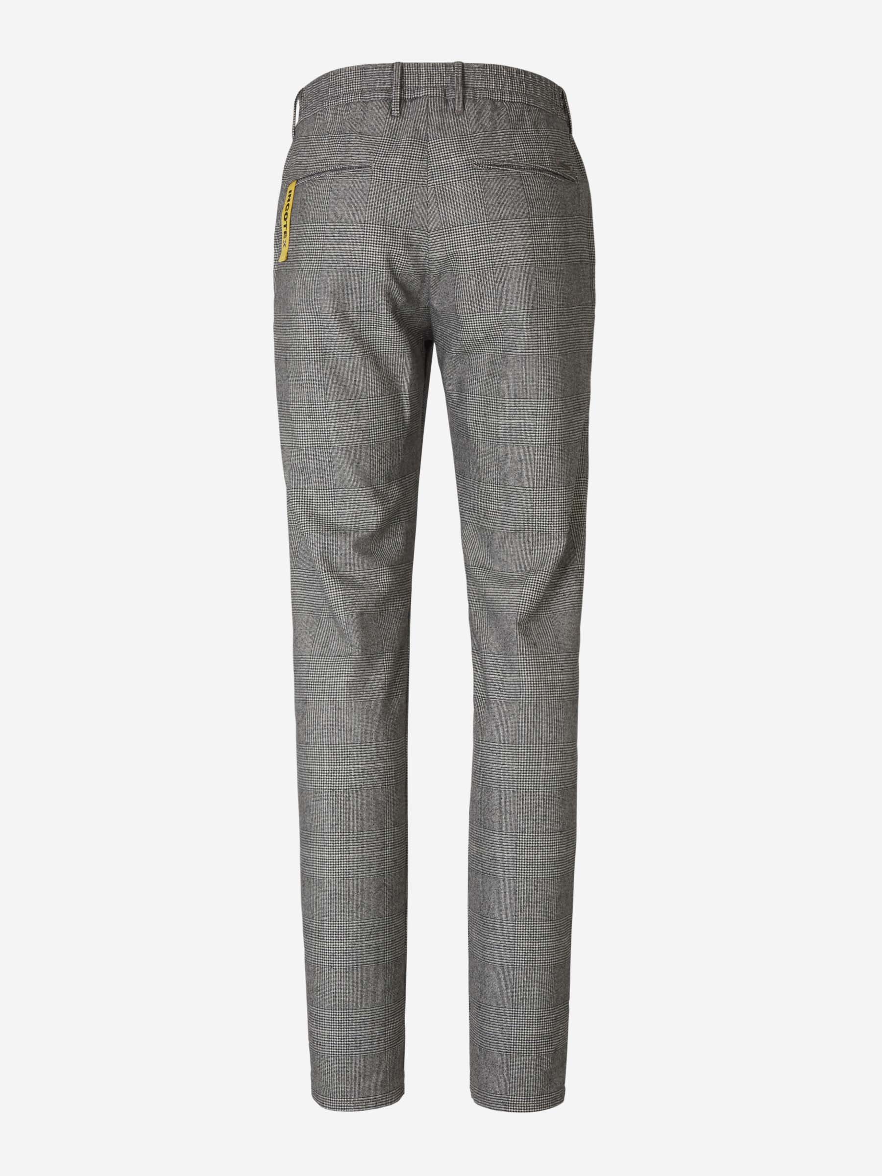 Outlet online Incotex Slacks Hombre Pantalones Príncipe De Gales color Negro sku 521-002541 01 - Foto 2
