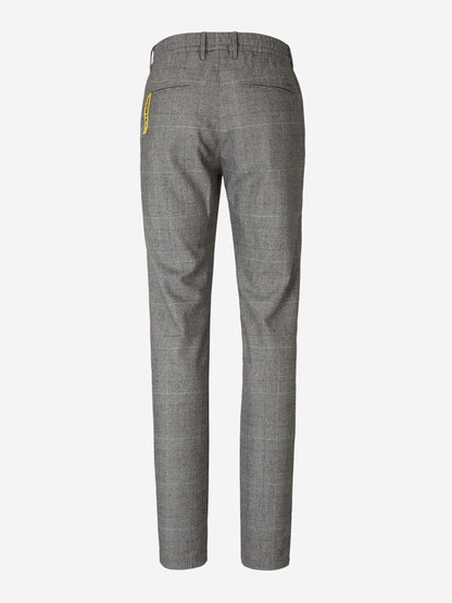 Outlet online Incotex Slacks Hombre Pantalones Príncipe De Gales color Negro sku 521-002541 01 - Foto 2