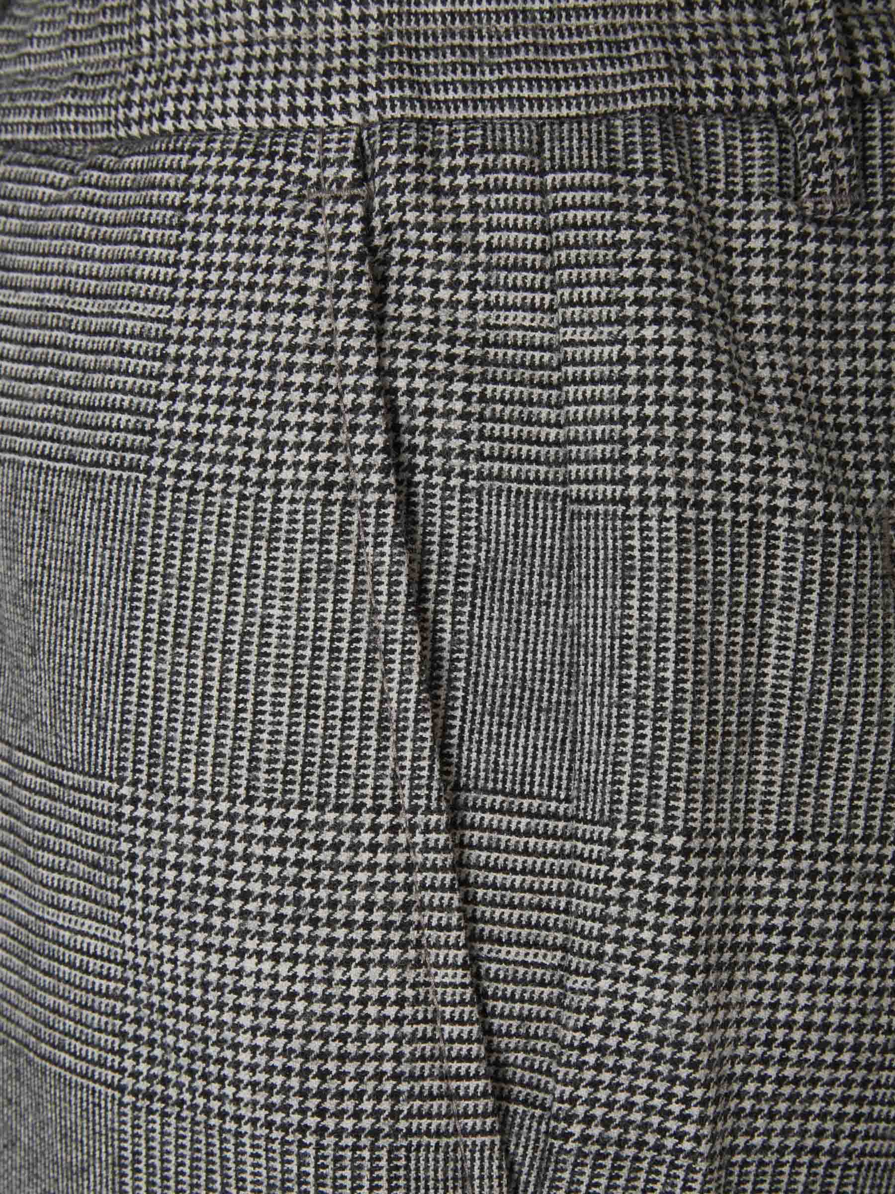 Outlet online Incotex Slacks Hombre Pantalones Príncipe De Gales color Negro sku 521-002541 01 - Foto 3