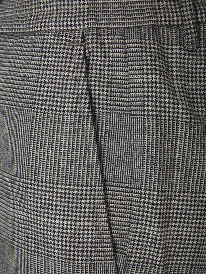 Outlet online Incotex Slacks Hombre Pantalones Príncipe De Gales color Negro sku 521-002541 01 - Foto 3