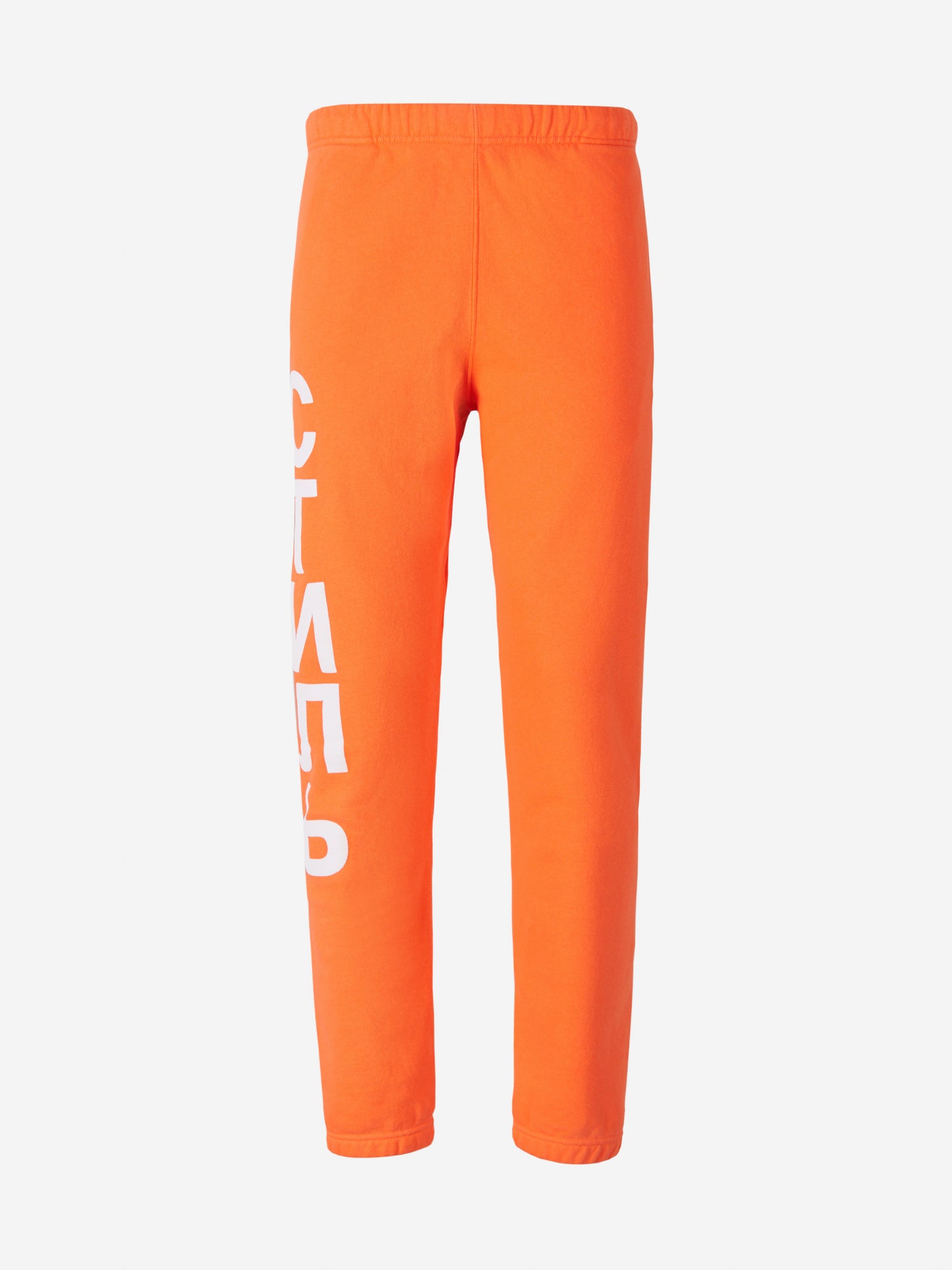 Heron Preston Joggers Logo Algodón color Naranja sku 521-002549 01 - Foto 1