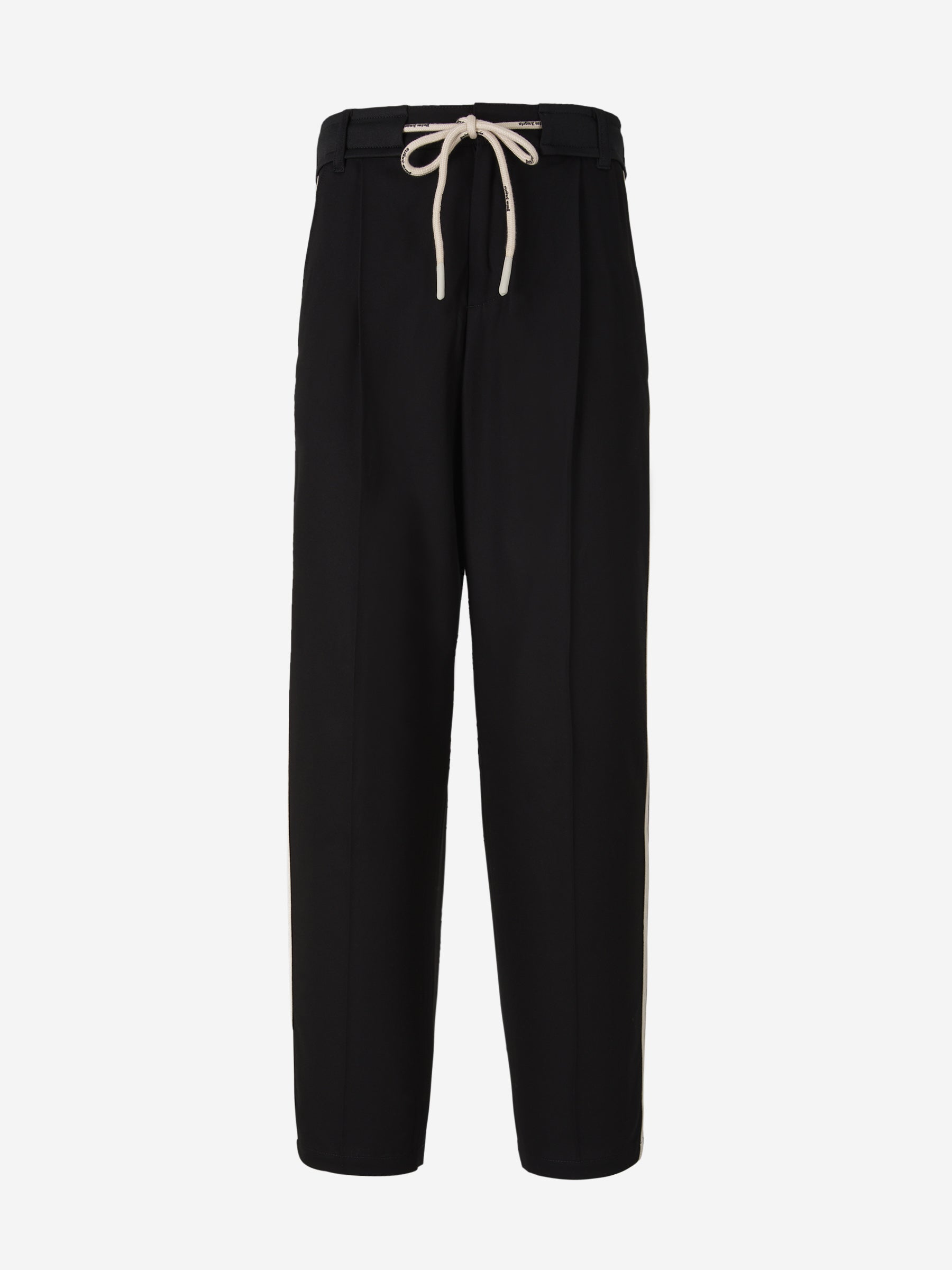 Palm Angels Pantalones Rayas Algodón color Negro sku 521-002602 01 - Foto 1
