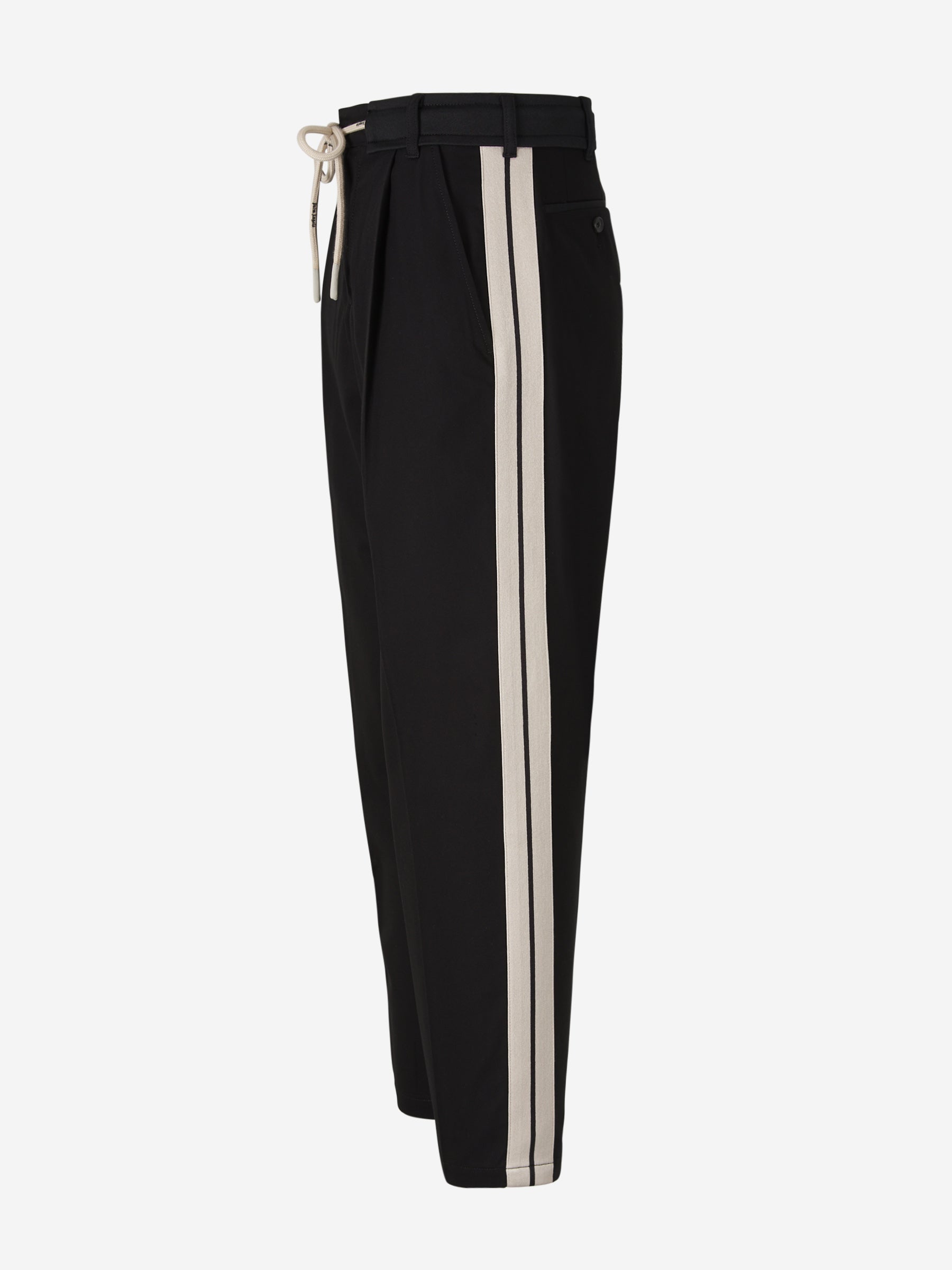 Palm Angels Pantalones Rayas Algodón color Negro sku 521-002602 01 - Foto 2