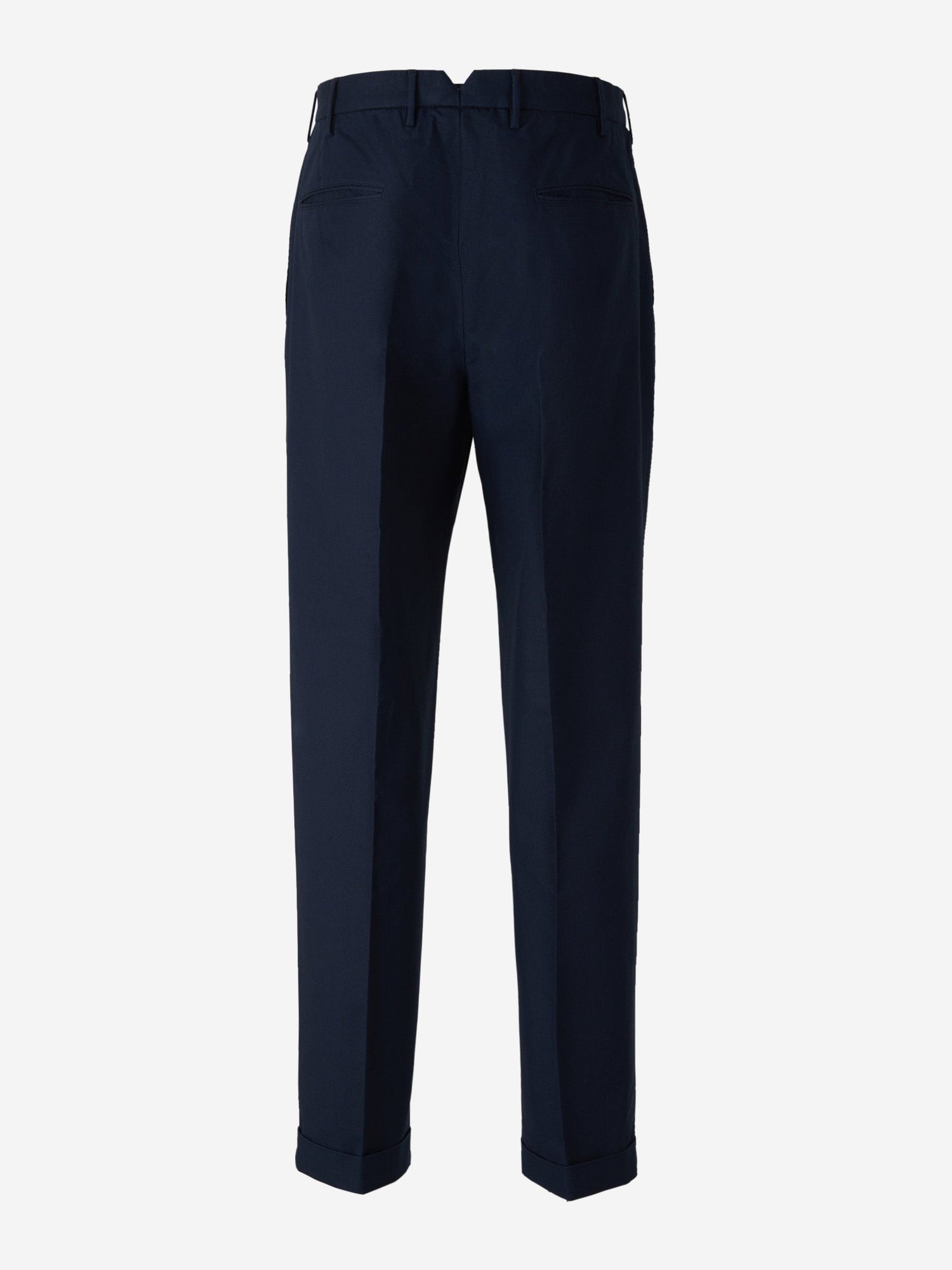 Outlet online Incotex Hombre Pantalones Raso Algodón color Azul Noche sku 521-002677 01 - Foto 2