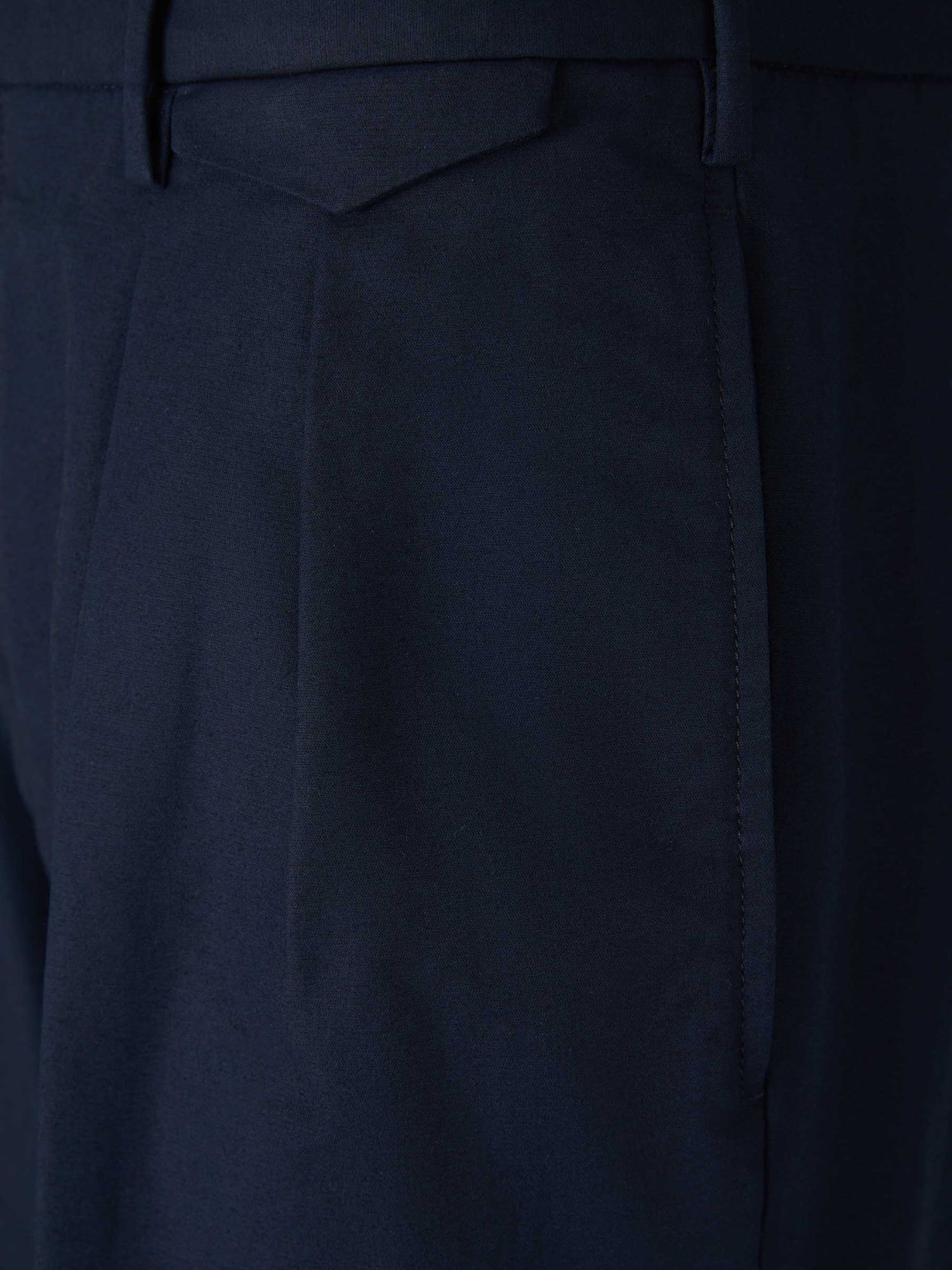 Outlet online Incotex Hombre Pantalones Raso Algodón color Azul Noche sku 521-002677 01 - Foto 3