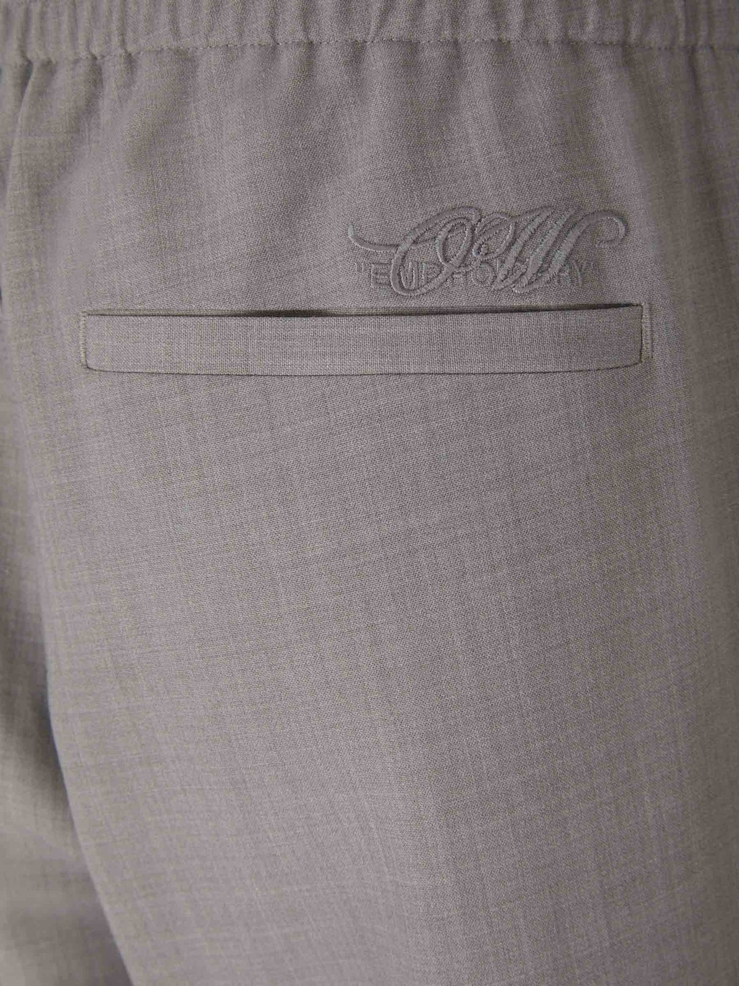 Off-White Pantalones OW Lana color Gris Claro sku 521-002717 01 - Foto 5
