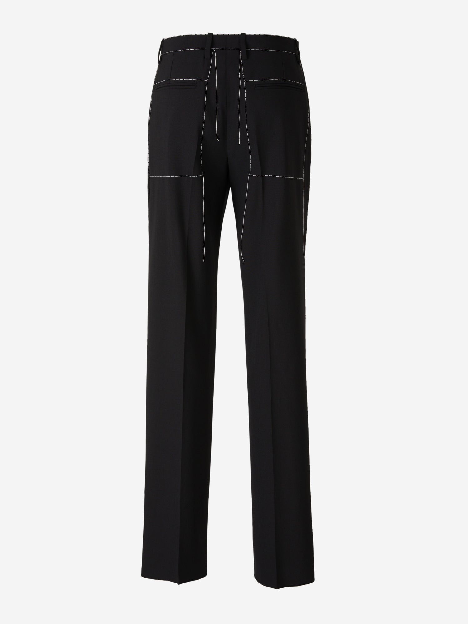 Off-White Pantalones Sastre Anchos color Negro sku 521-002735 01 - Foto 3