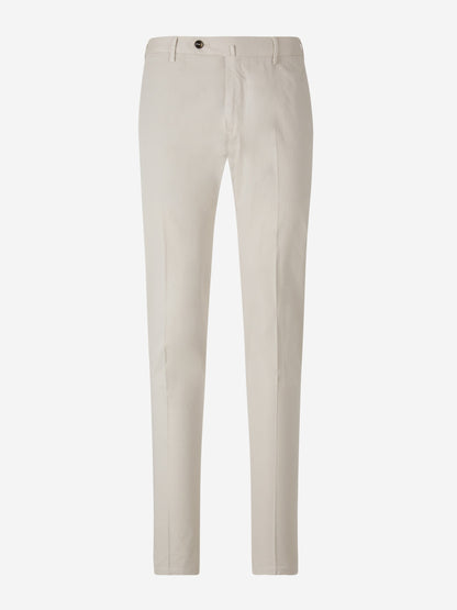 Outlet online PT Torino Hombre Pantalones Slim Fit Stretch color Marfil sku 521-002745 02 - Foto 1