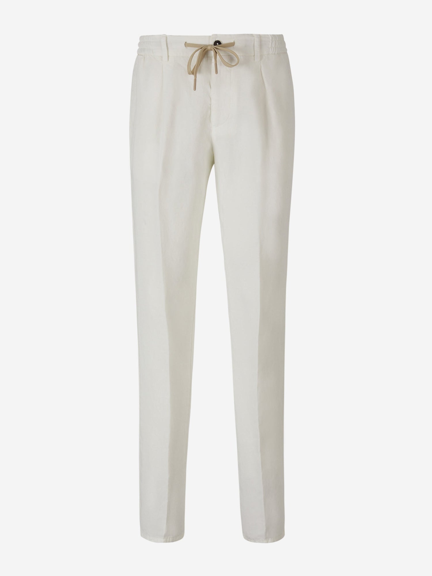Santa Eulalia Pantalones Ultraligeros Lino color Blanco sku 521-002757 01 - Foto 1