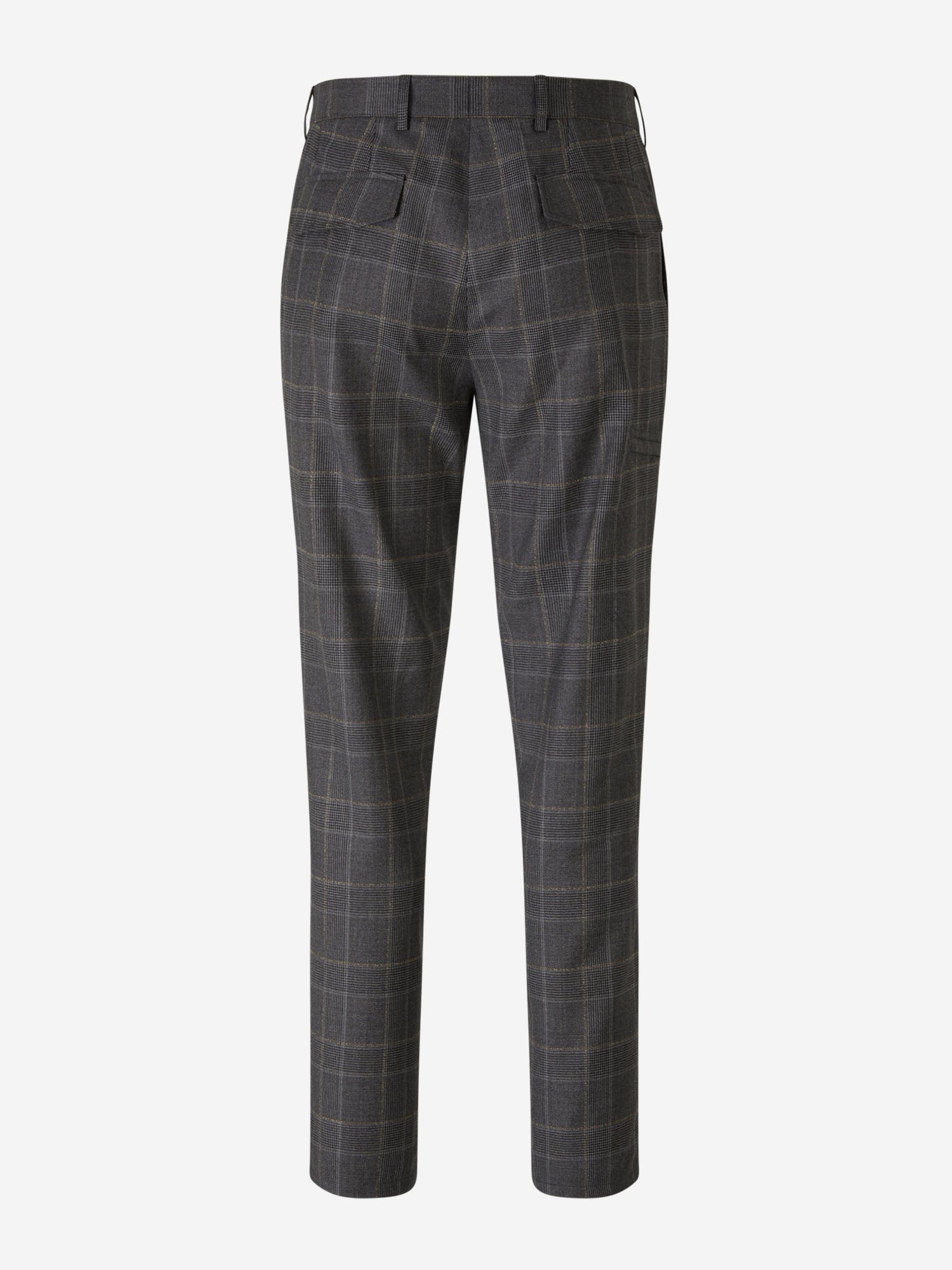Brioni Pantalones Motivo Cuadros color Gris Piedra sku 521-002815 01 - Foto 2