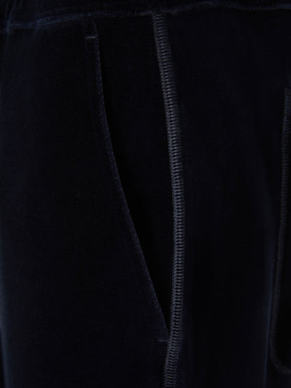 Outlet online Tom Ford Hombre Joggers Terciopelo Algodón color Azul Noche sku 521-002826 01 - Foto 3