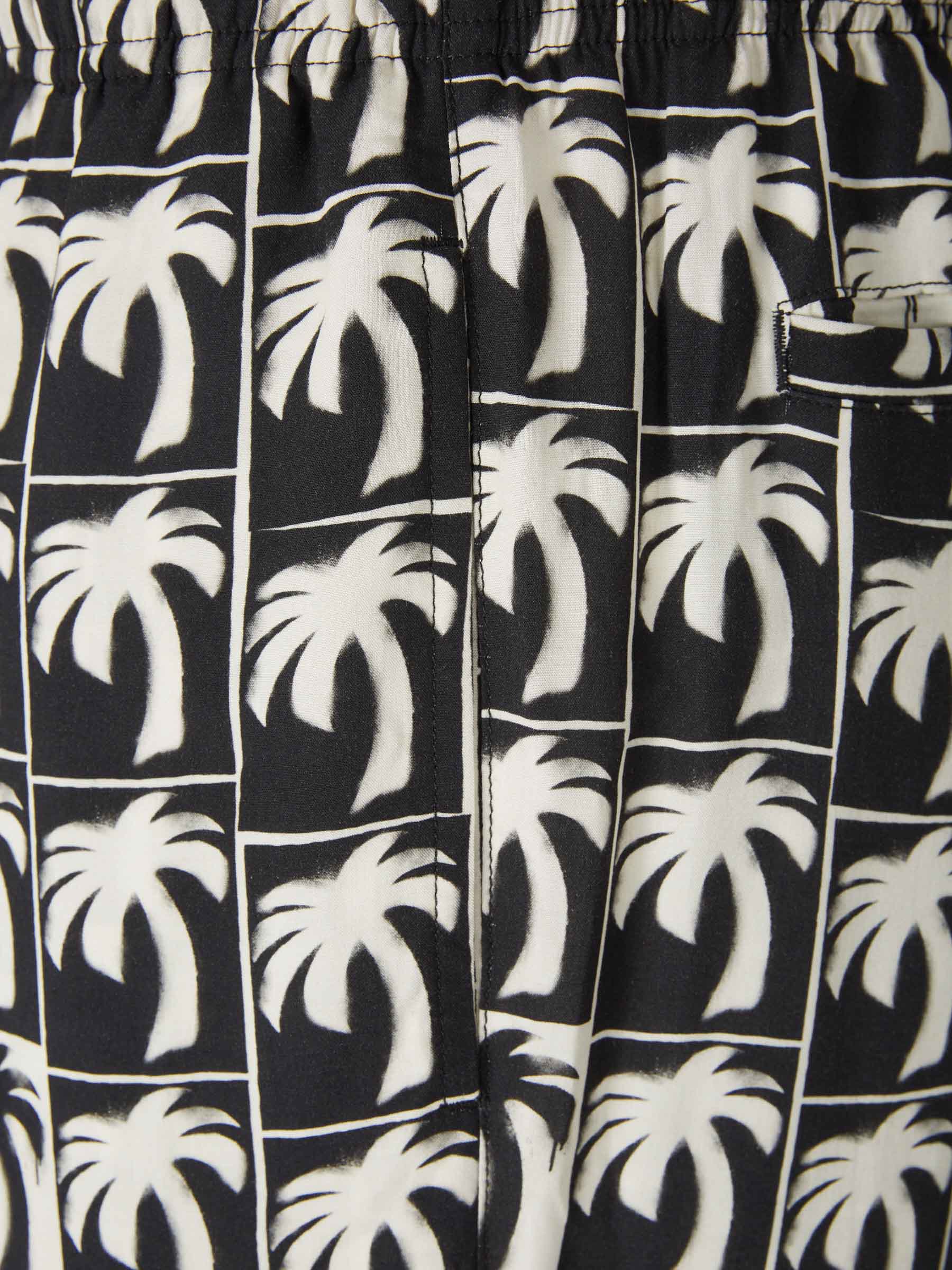 Palm Angels Joggers Rectos Estampados color Negro sku 521-002839 01 - Foto 1