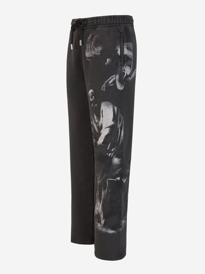 Outlet online Off-White Hombre Joggers Estampado Algodón color Gris Oscuro sku 521-002859 01 - Foto 2