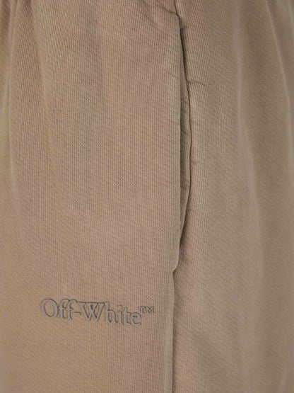 Outlet online Off-White Hombre Joggers Rectos Algodón color Topo sku 521-002860 01 - Foto 3
