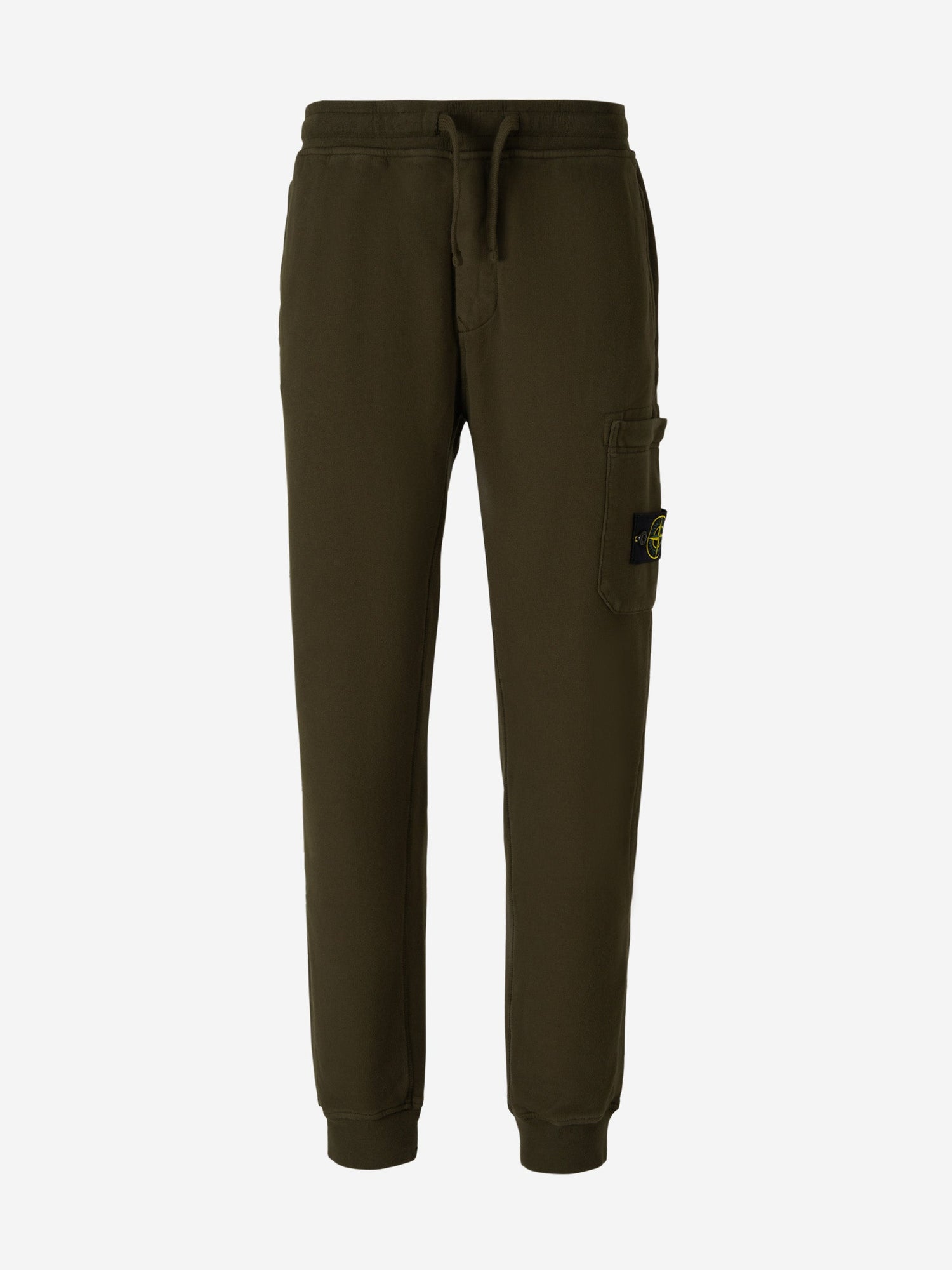Outlet online Stone Island Hombre Joggers Algodón Parche color Verde Oscuro sku 521-002879 01 - Foto 1