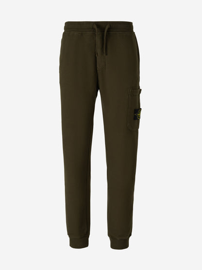 Outlet online Stone Island Hombre Joggers Algodón Parche color Verde Oscuro sku 521-002879 01 - Foto 1