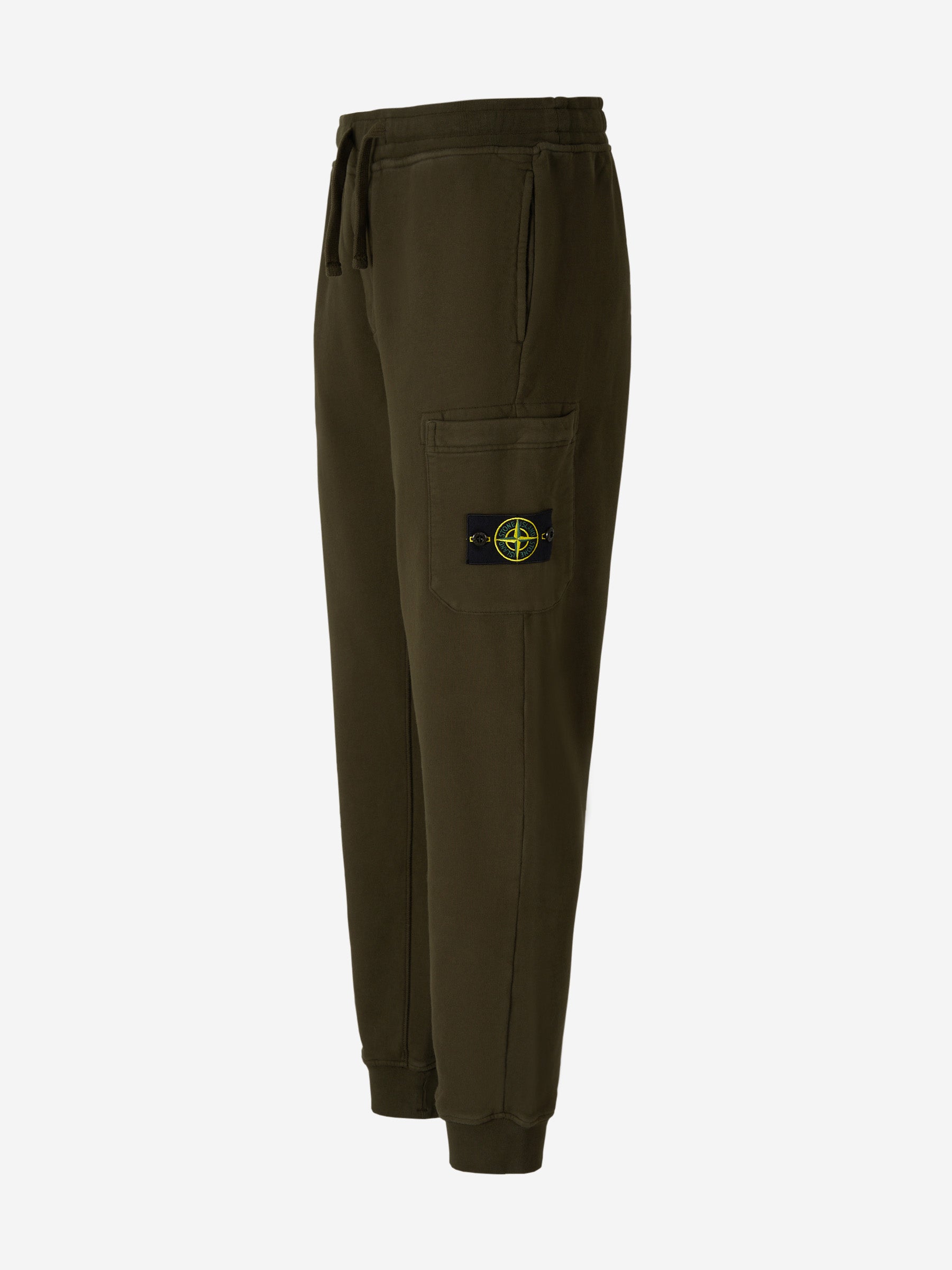 Outlet online Stone Island Hombre Joggers Algodón Parche color Verde Oscuro sku 521-002879 01 - Foto 2