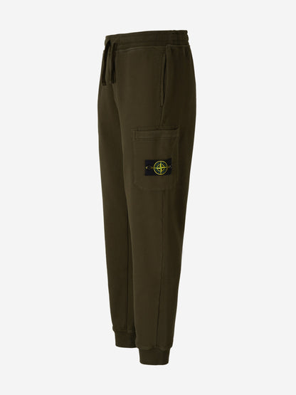 Outlet online Stone Island Hombre Joggers Algodón Parche color Verde Oscuro sku 521-002879 01 - Foto 2