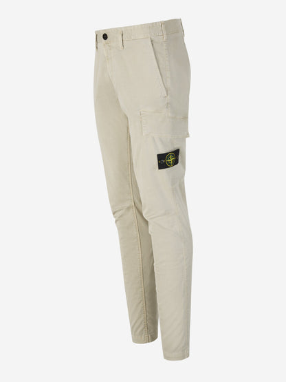 Outlet online Stone Island Hombre Pantalones Cargo Algodón color Beis sku 521-002881 01 - Foto 2