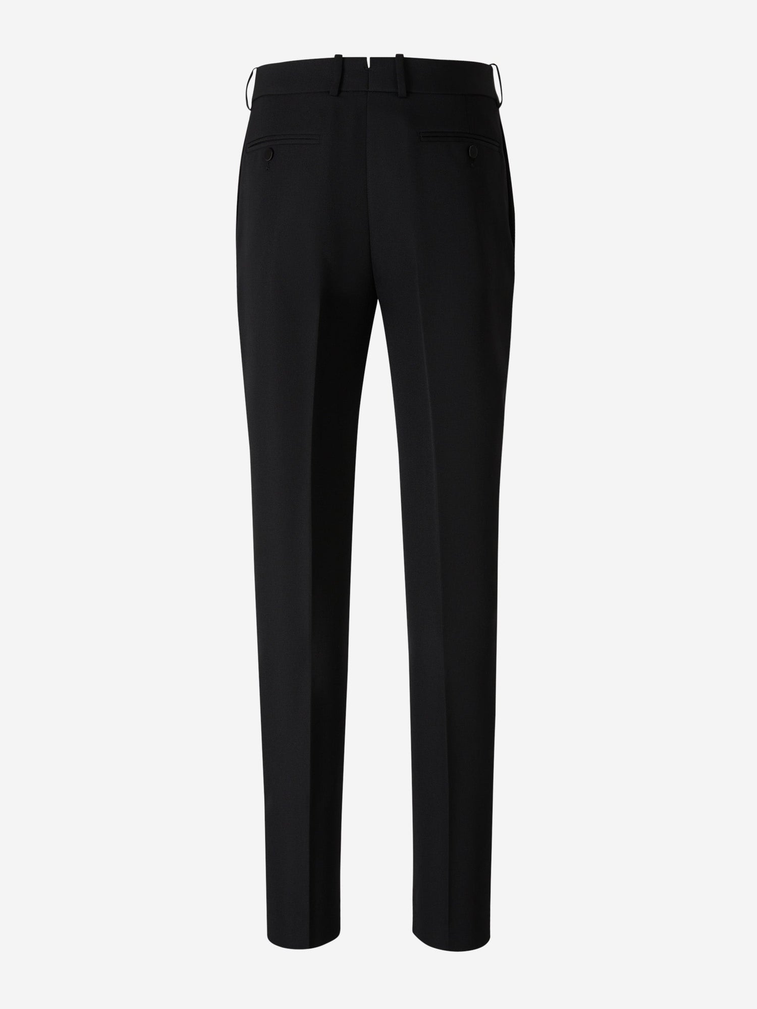 Outlet online Alexander McQueen Hombre Pantalones Franjas Lana color Negro sku 521-002897 01 - Foto 3