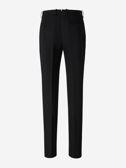 Outlet online Alexander McQueen Hombre Pantalones Franjas Lana color Negro sku 521-002897 01 - Foto 3