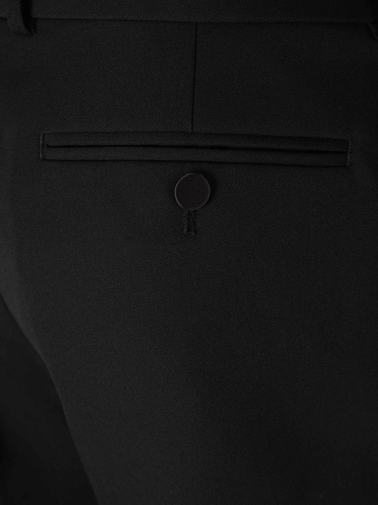Outlet online Alexander McQueen Hombre Pantalones Franjas Lana color Negro sku 521-002897 01 - Foto 5