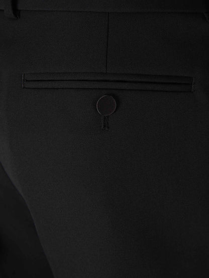 Outlet online Alexander McQueen Hombre Pantalones Franjas Lana color Negro sku 521-002897 01 - Foto 5