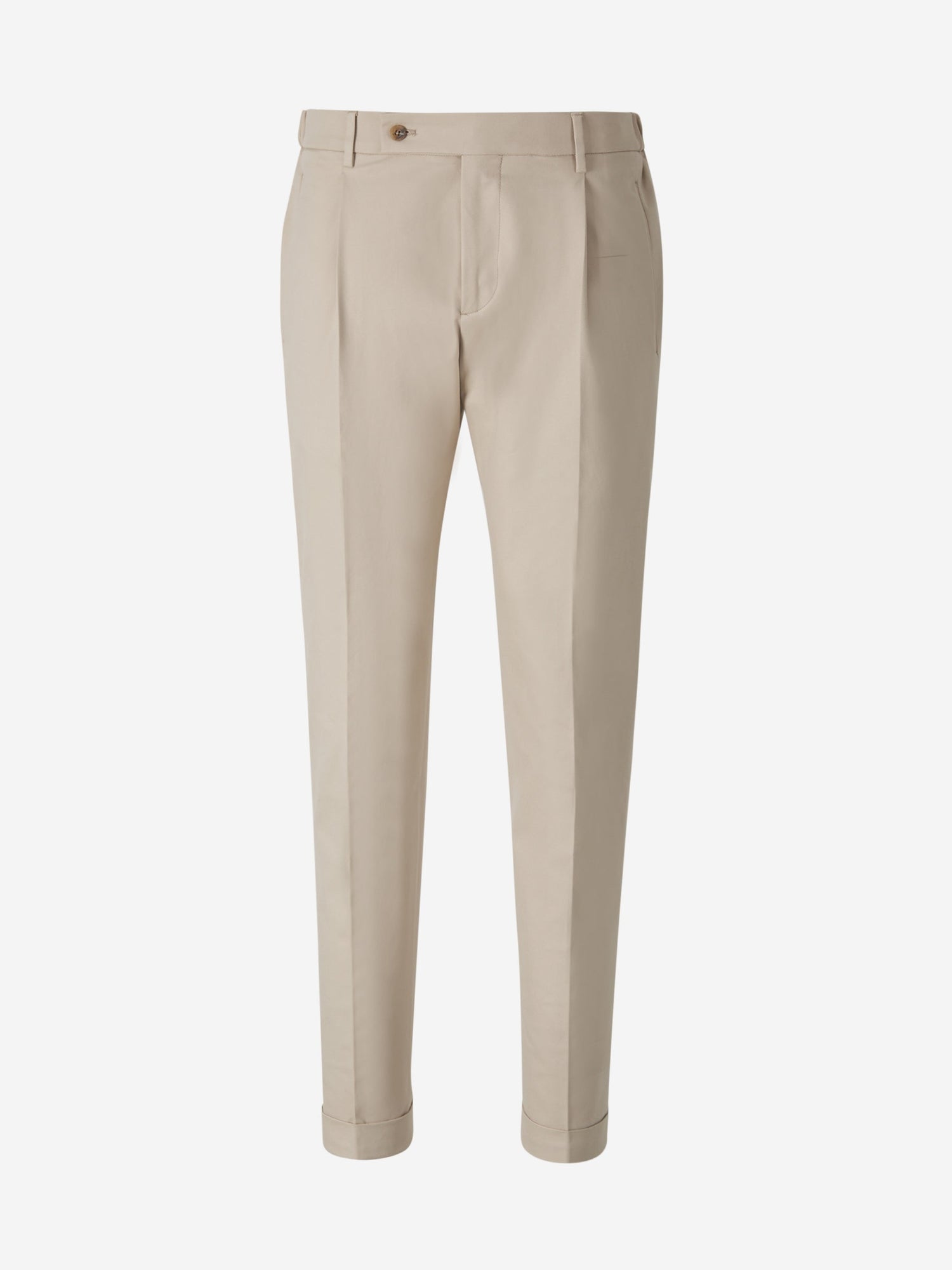 Outlet online Santa Eulalia Hombre Pantalones Algodón Liso color Beis sku 521-002905 01 - Foto 1