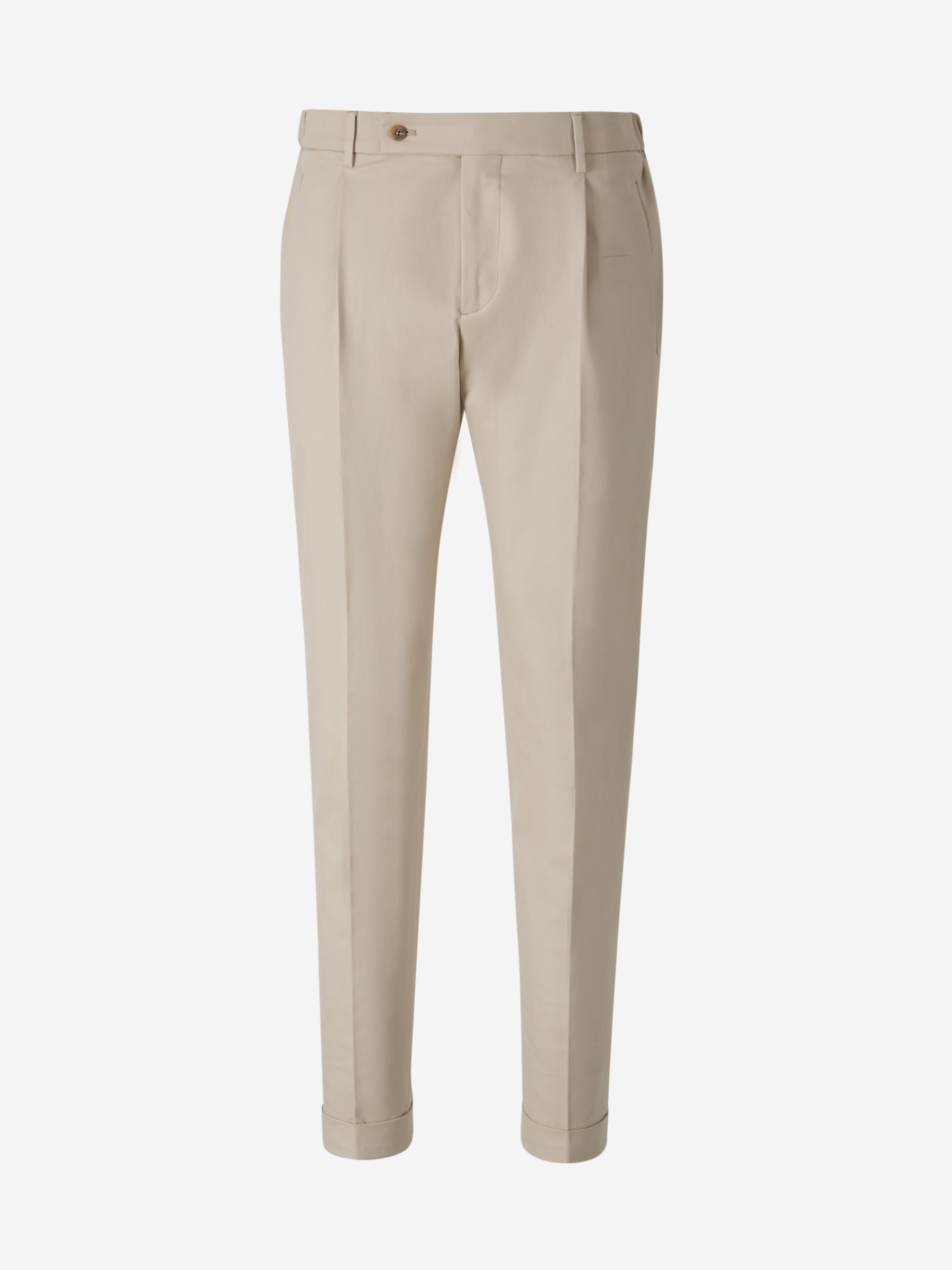 Outlet online Santa Eulalia Hombre Pantalones Algodón Liso color Beis sku 521-002905 01 - Foto 1