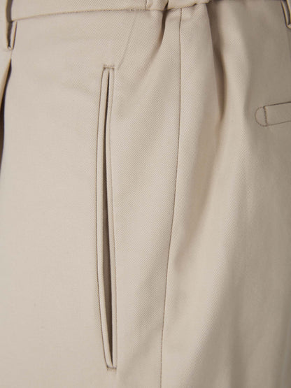 Outlet online Santa Eulalia Hombre Pantalones Algodón Liso color Beis sku 521-002905 01 - Foto 3