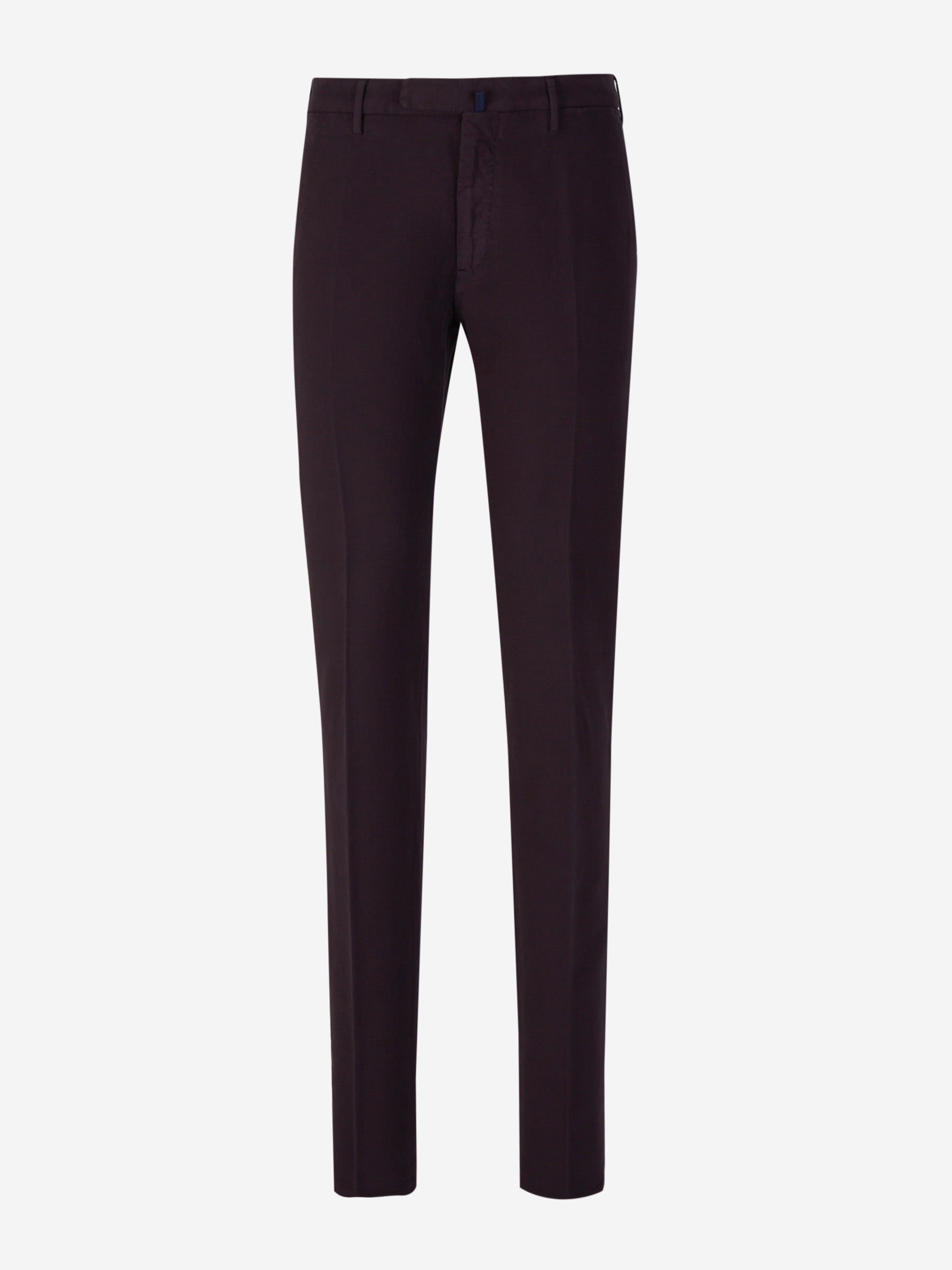 Outlet online Incotex Hombre Pantalones Algodón Elástico color Burdeos sku 521-002911 01 - Foto 1