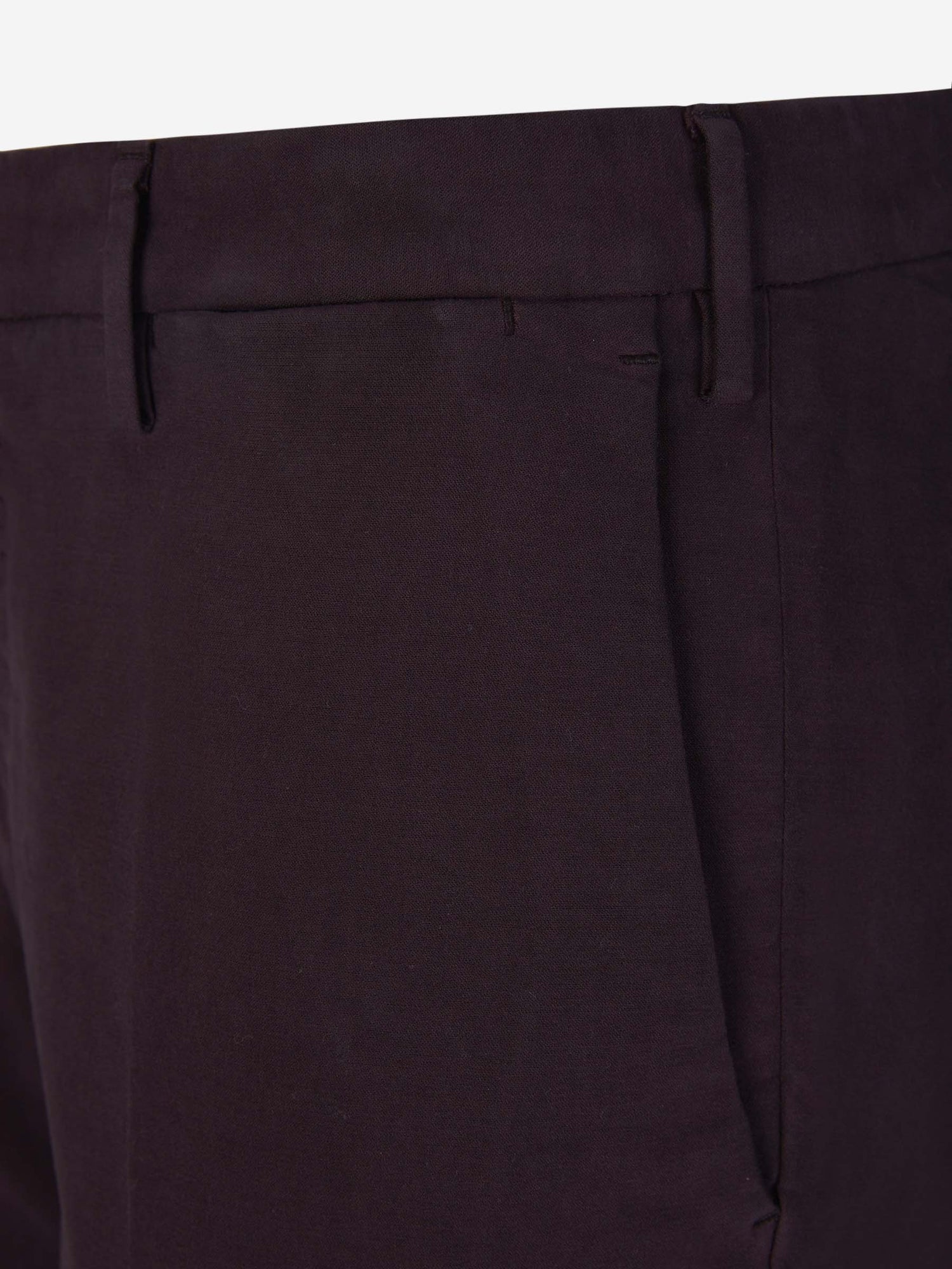 Outlet online Incotex Hombre Pantalones Algodón Elástico color Burdeos sku 521-002911 01 - Foto 3