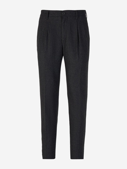 Outlet online Incotex Slacks Hombre Pantalones Lana Elástica color Gris Antracita sku 521-002919 01 - Foto 1