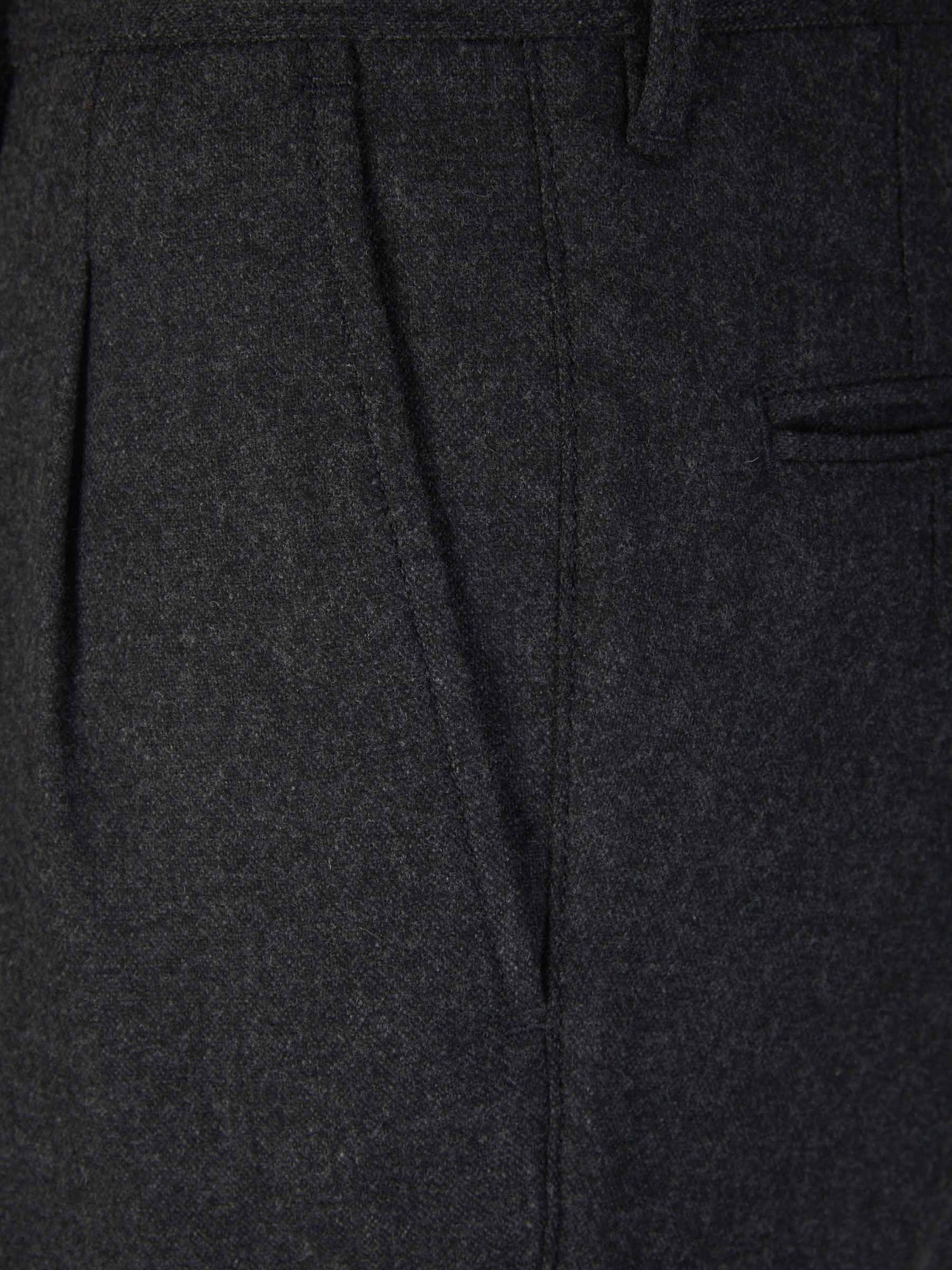 Outlet online Incotex Slacks Hombre Pantalones Lana Elástica color Gris Antracita sku 521-002919 01 - Foto 3