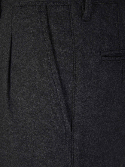 Outlet online Incotex Slacks Hombre Pantalones Lana Elástica color Gris Antracita sku 521-002919 01 - Foto 3