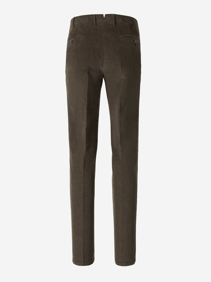 Outlet online PT Torino Hombre Pantalones Micropana Algodón color Marrón Oscuro sku 521-002930 07 - Foto 2