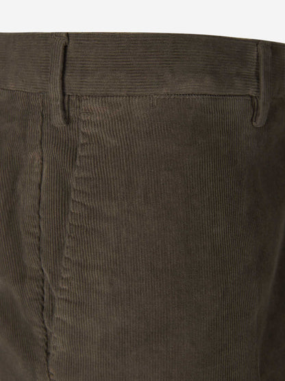 Outlet online PT Torino Hombre Pantalones Micropana Algodón color Marrón Oscuro sku 521-002930 07 - Foto 3