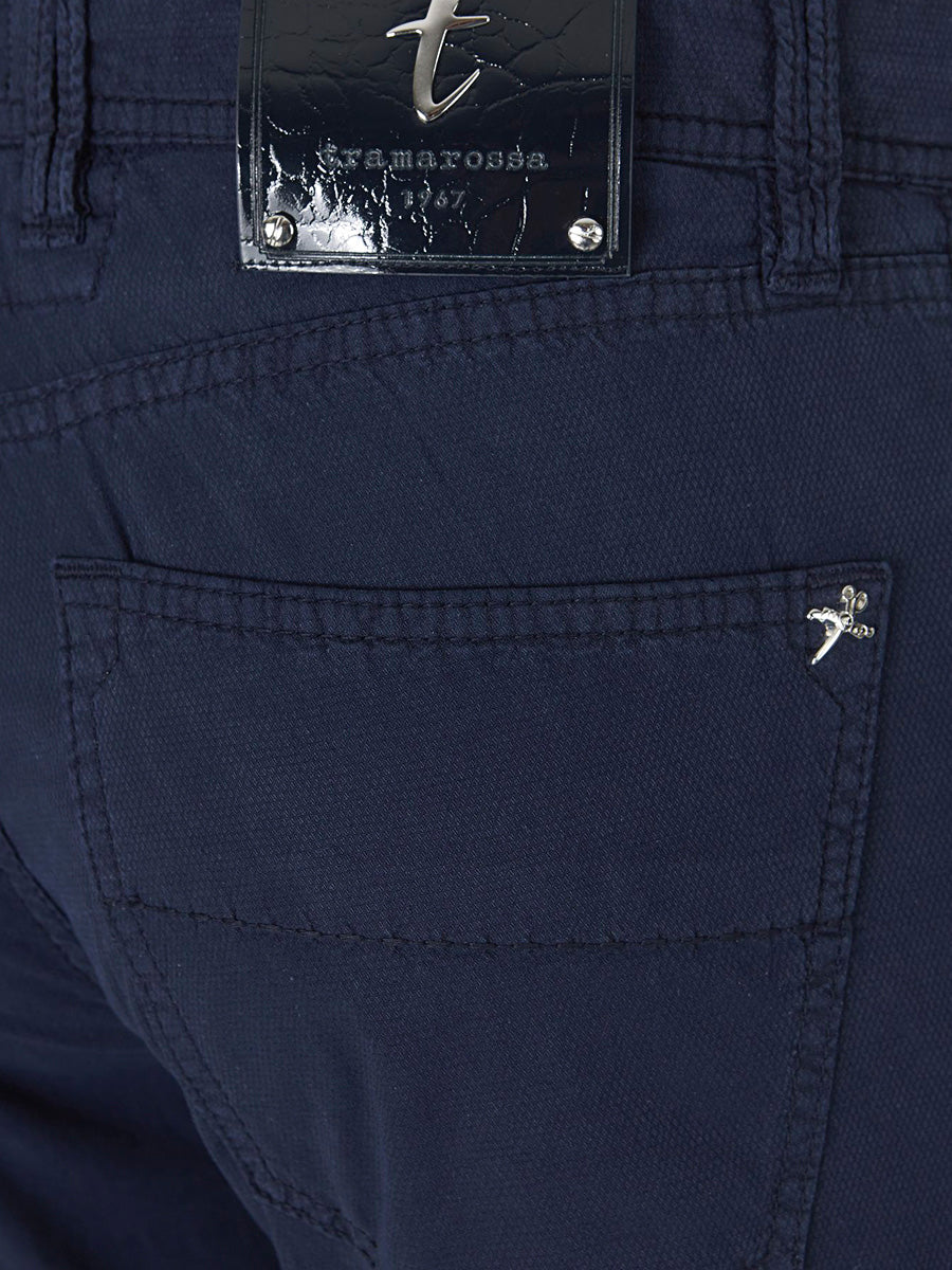 Tramarossa Jeans Slim Fit color Verde Militar sku 522-001950 02 - Foto 4