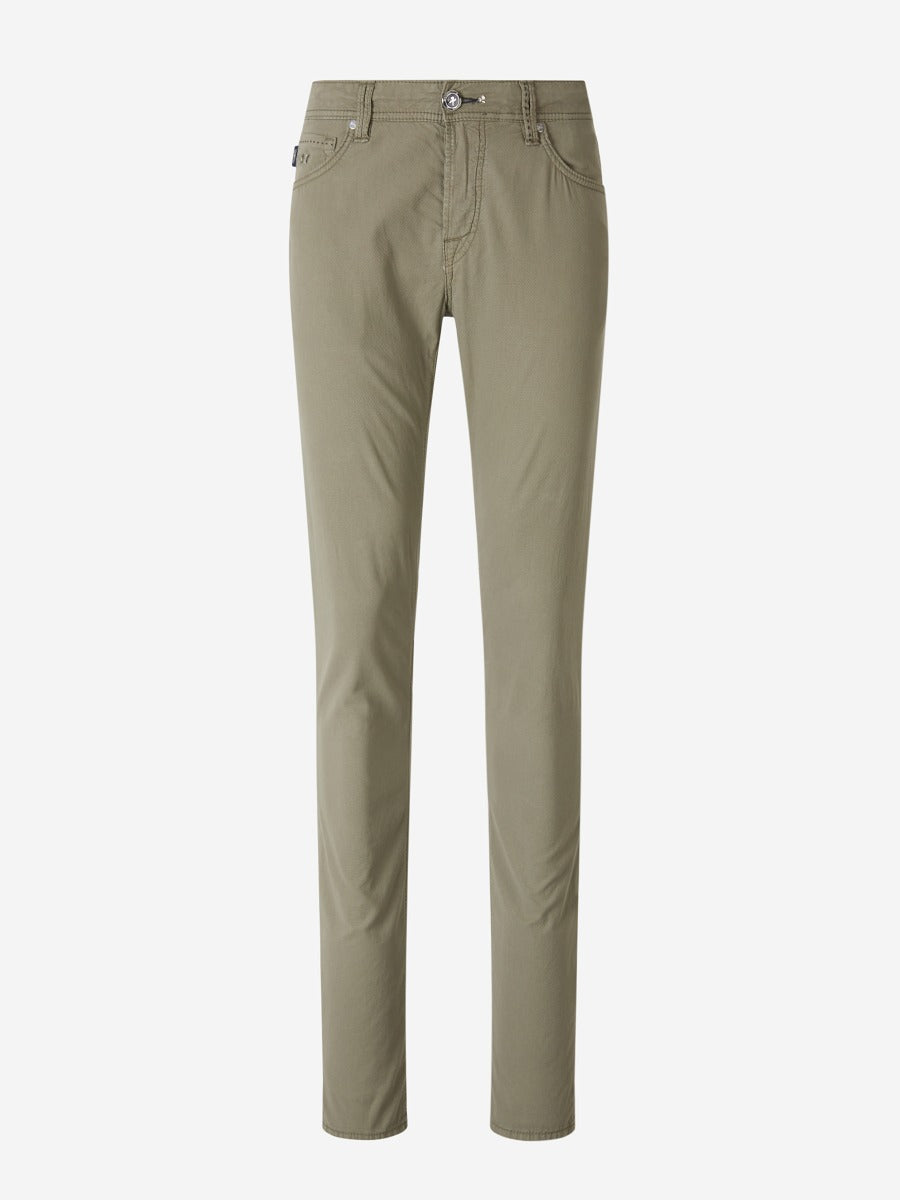 Tramarossa Jeans Slim Fit color Verde Militar sku 522-001950 02 - Foto 5