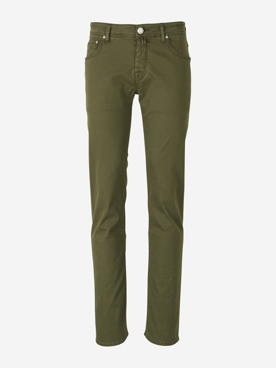 Jacob Cohën Jeans Regular Fit 620 color Verde Militar sku 522-001953 04 - Foto 1