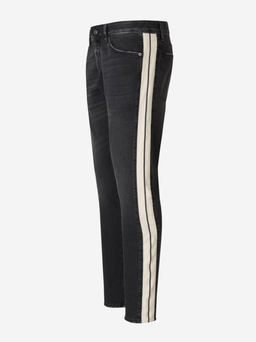 Palm Angels Jeans Track color Negro sku 522-002061 01 - Foto 2