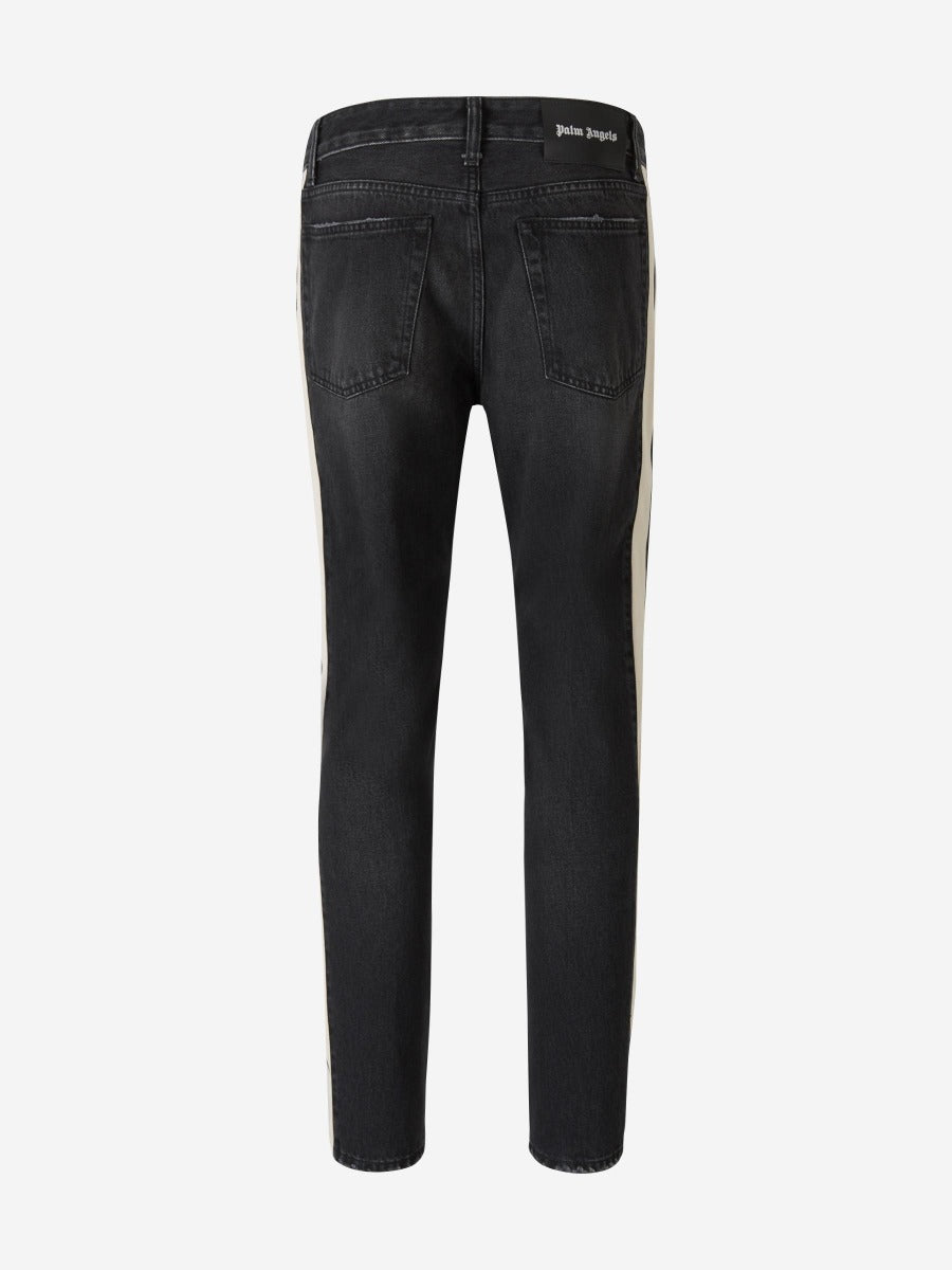 Palm Angels Jeans Track color Negro sku 522-002061 01 - Foto 3