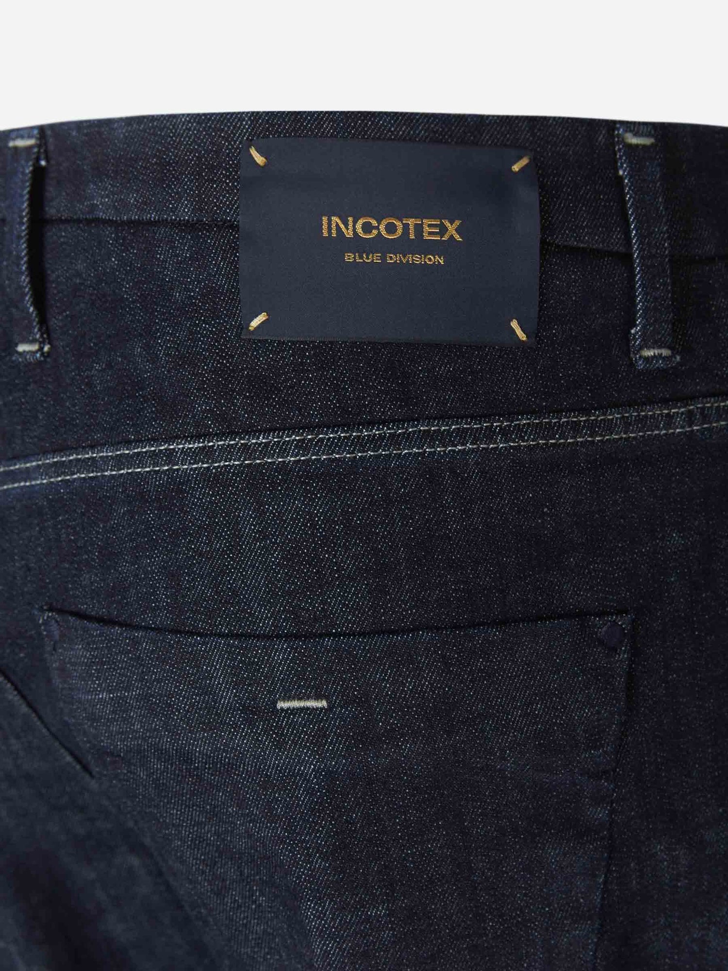 Incotex Blue Division Jeans Algodón Elástico color Azul Noche sku 522-002182 01 - Foto 4