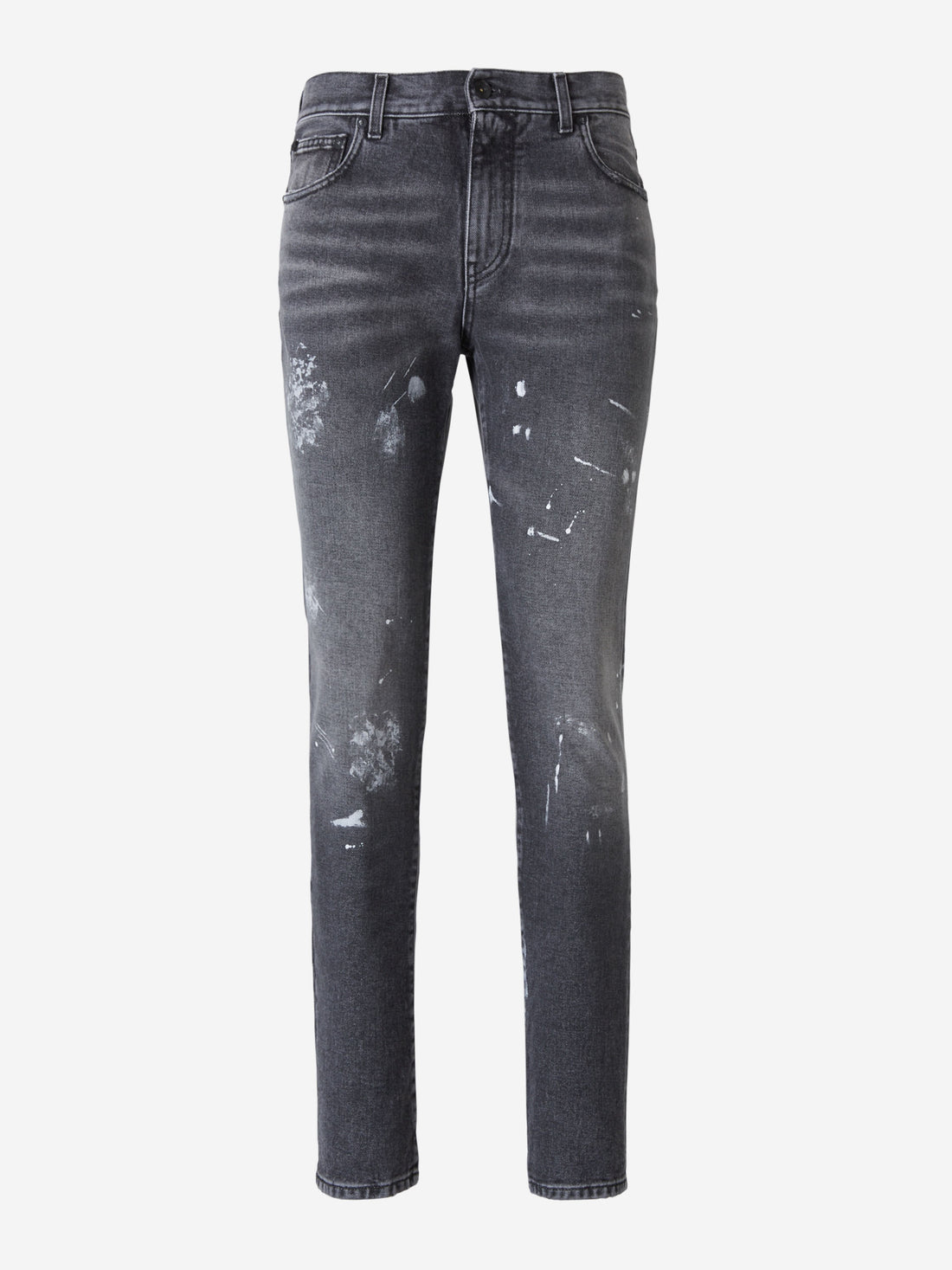 Off-White Jeans Pintura Digonales color Gris Piedra sku 522-002189 01 - Foto 1