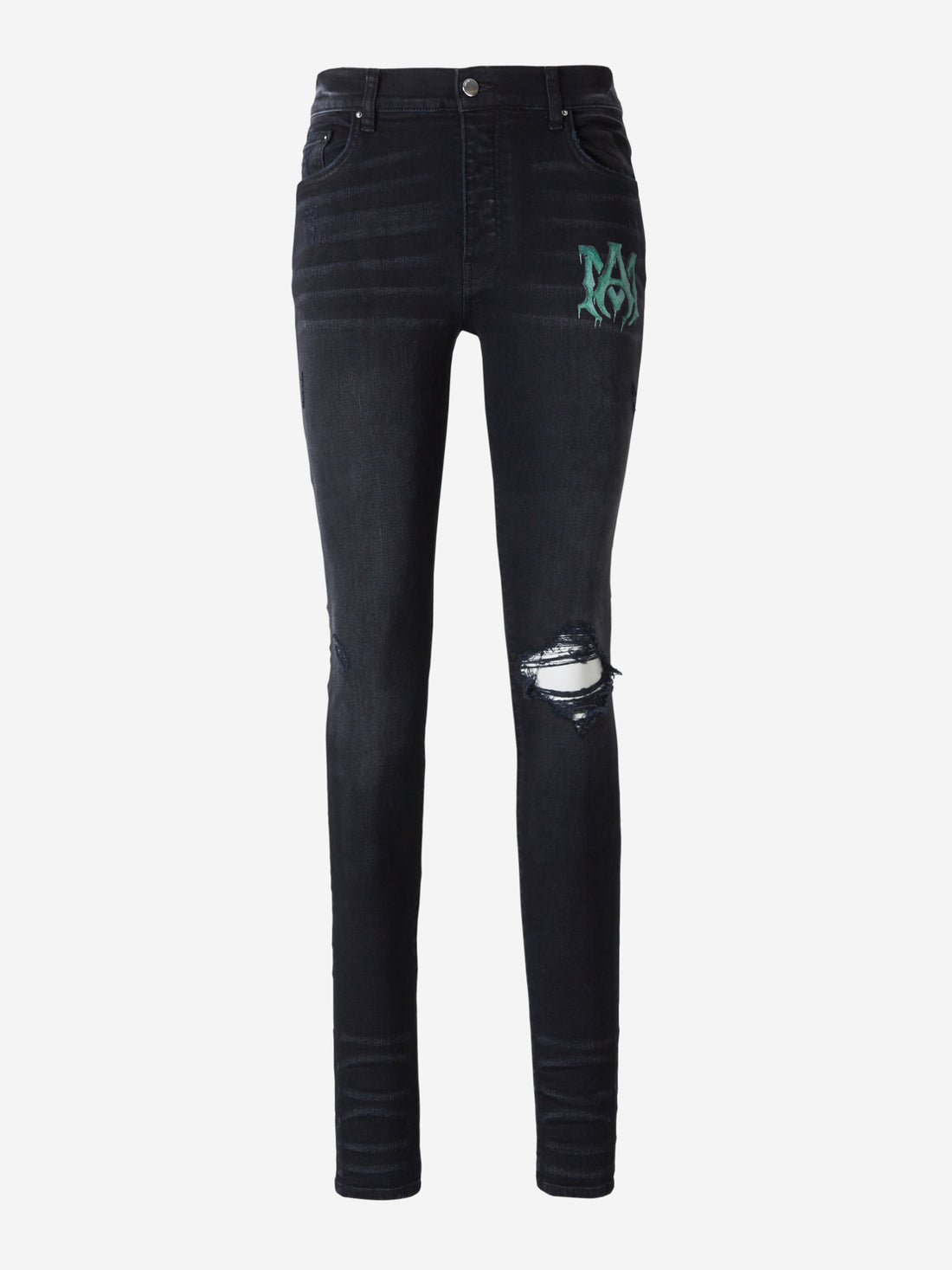 Amiri Jeans Logo Acuarela color Negro sku 522-002206 01 - Foto 1