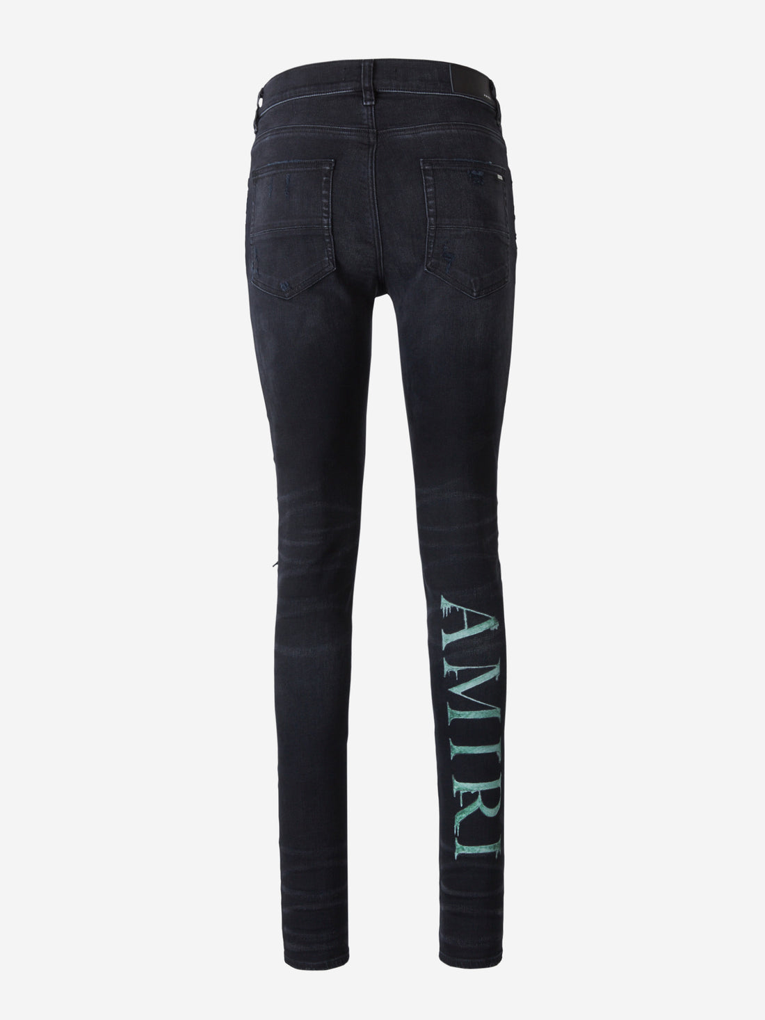 Amiri Jeans Logo Acuarela color Negro sku 522-002206 01 - Foto 2
