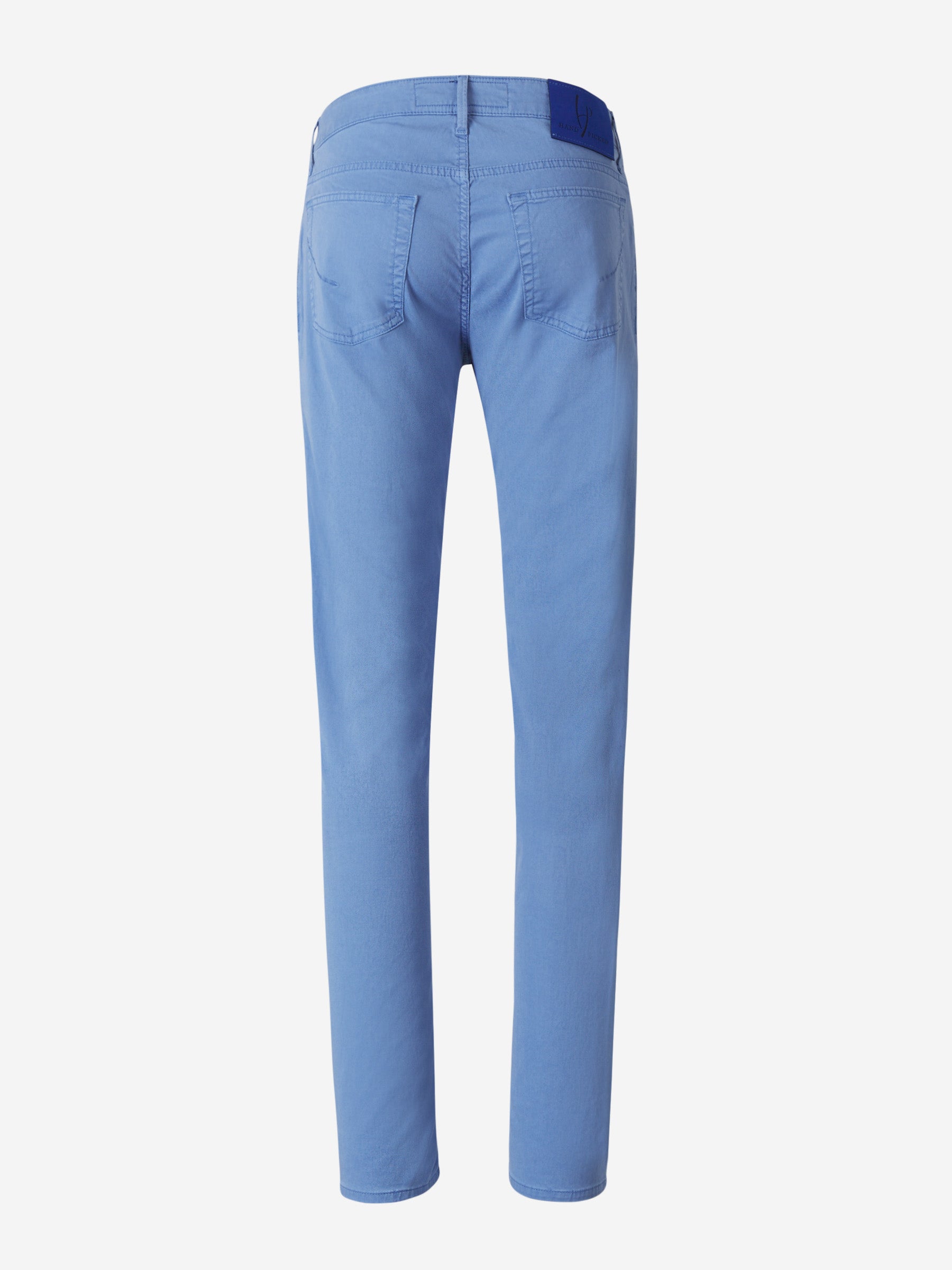 Hand Picked Pantalones Algodón 5 Bolsillos color Gris Claro sku 522-002220 03 - Foto 2