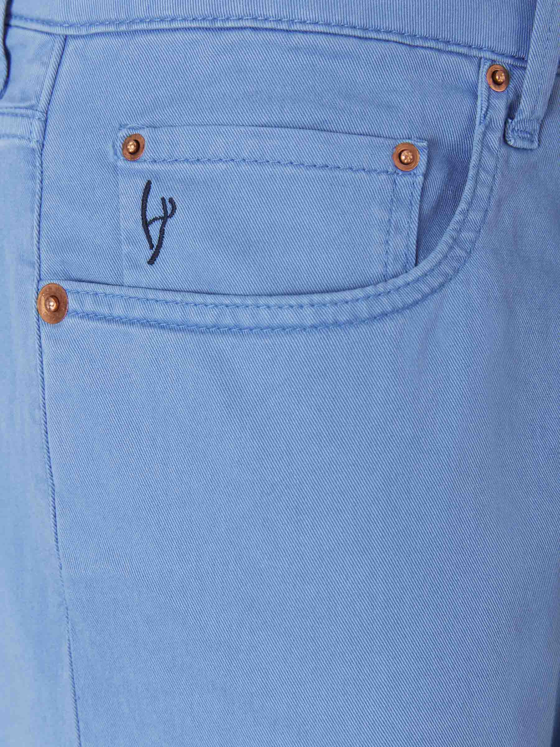 Hand Picked Pantalones Algodón 5 Bolsillos color Gris Claro sku 522-002220 03 - Foto 3