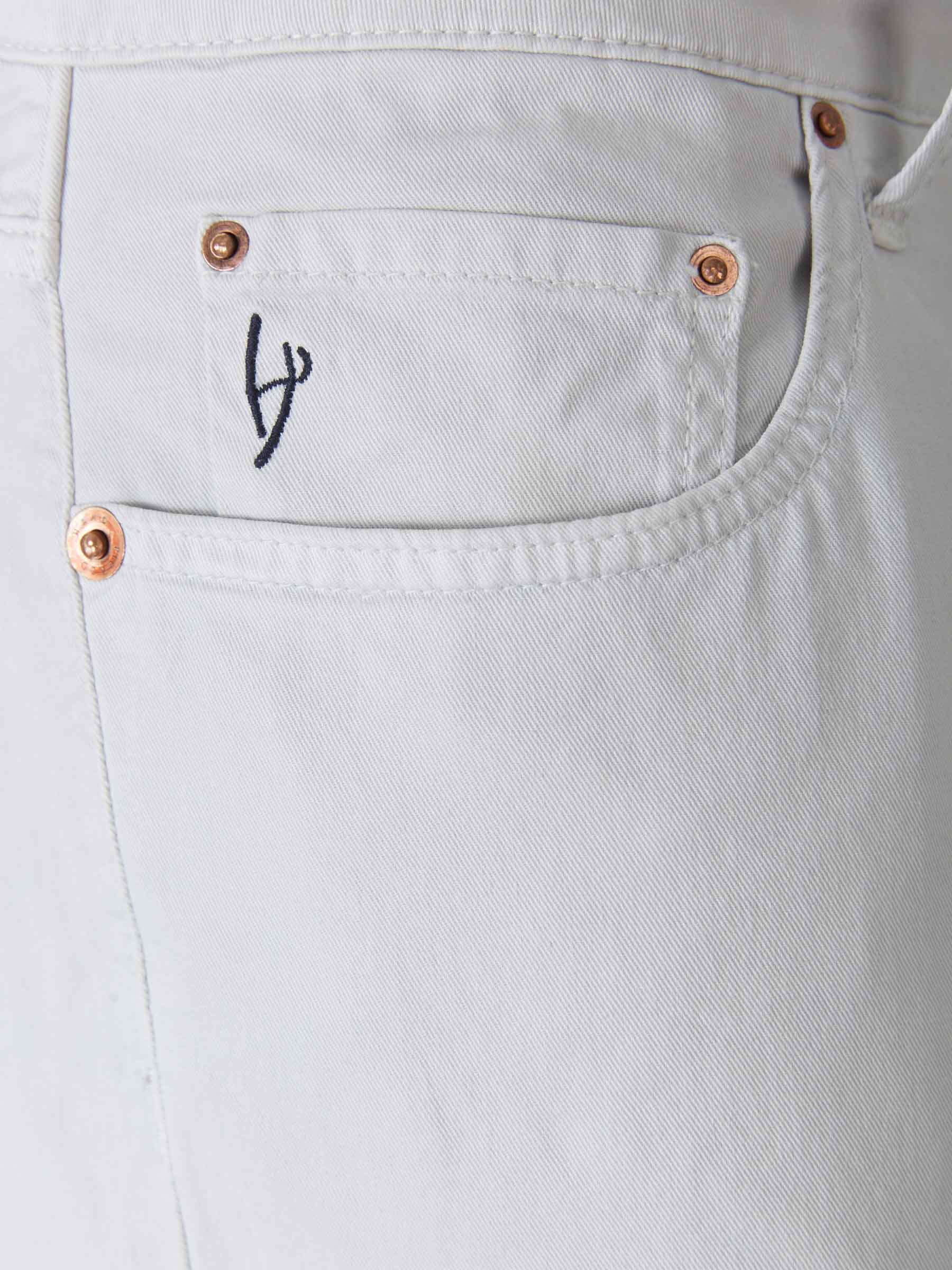 Hand Picked Pantalones Algodón 5 Bolsillos color Gris Claro sku 522-002220 03 - Foto 7